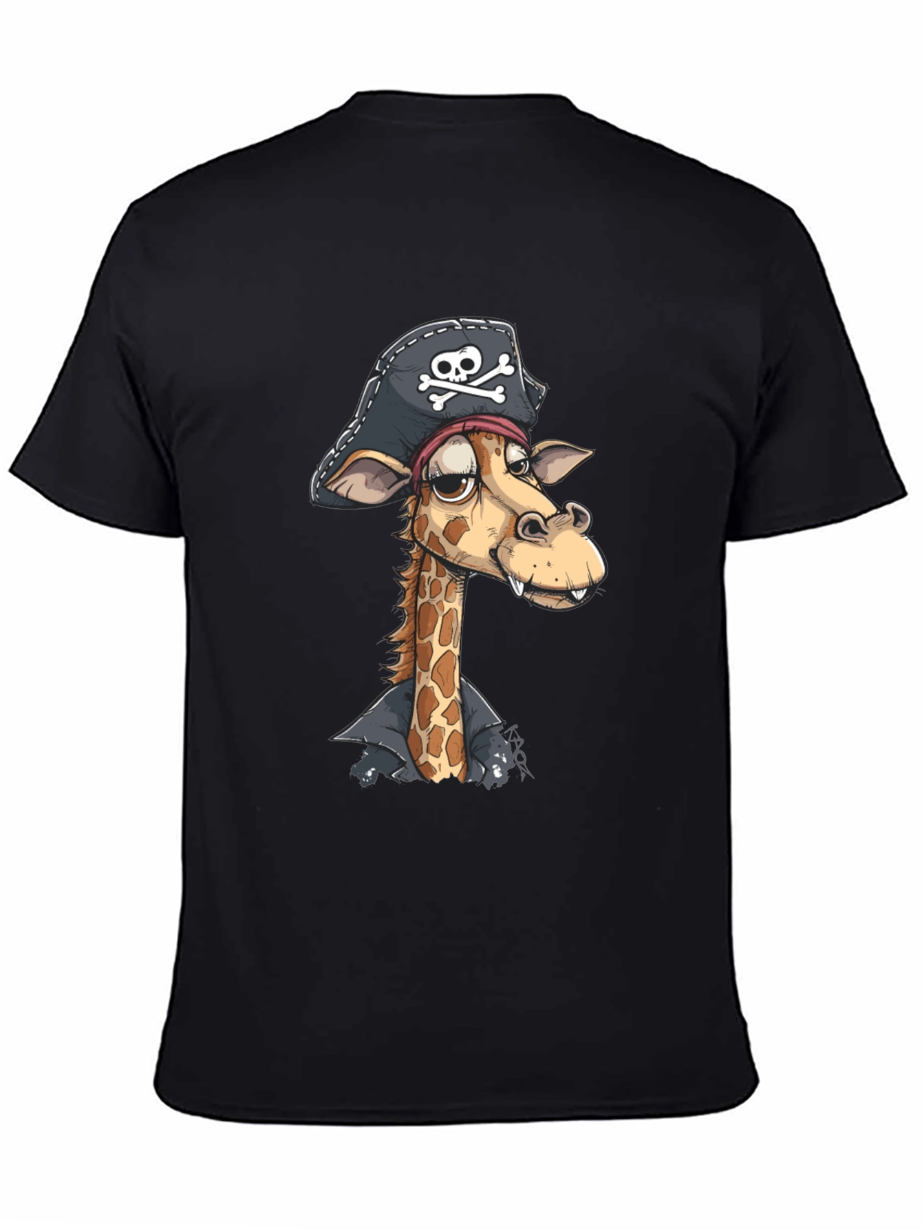 Pirate Giraffe Graphic T-Shirt