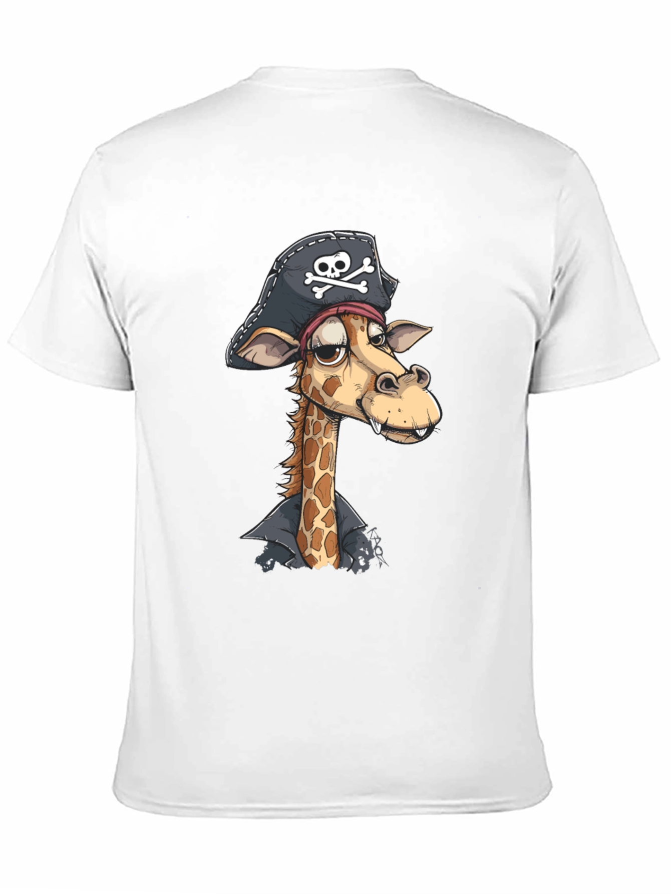 Pirate Giraffe Graphic T-Shirt