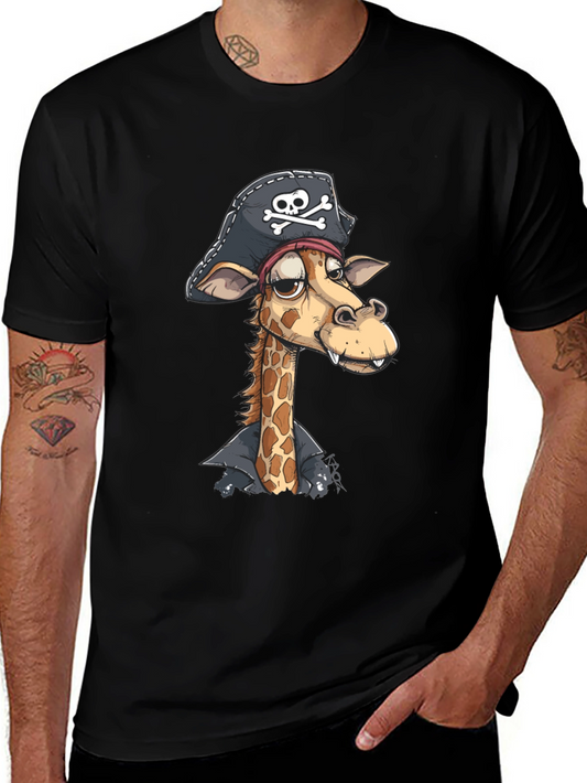 Pirate Giraffe Graphic T-Shirt
