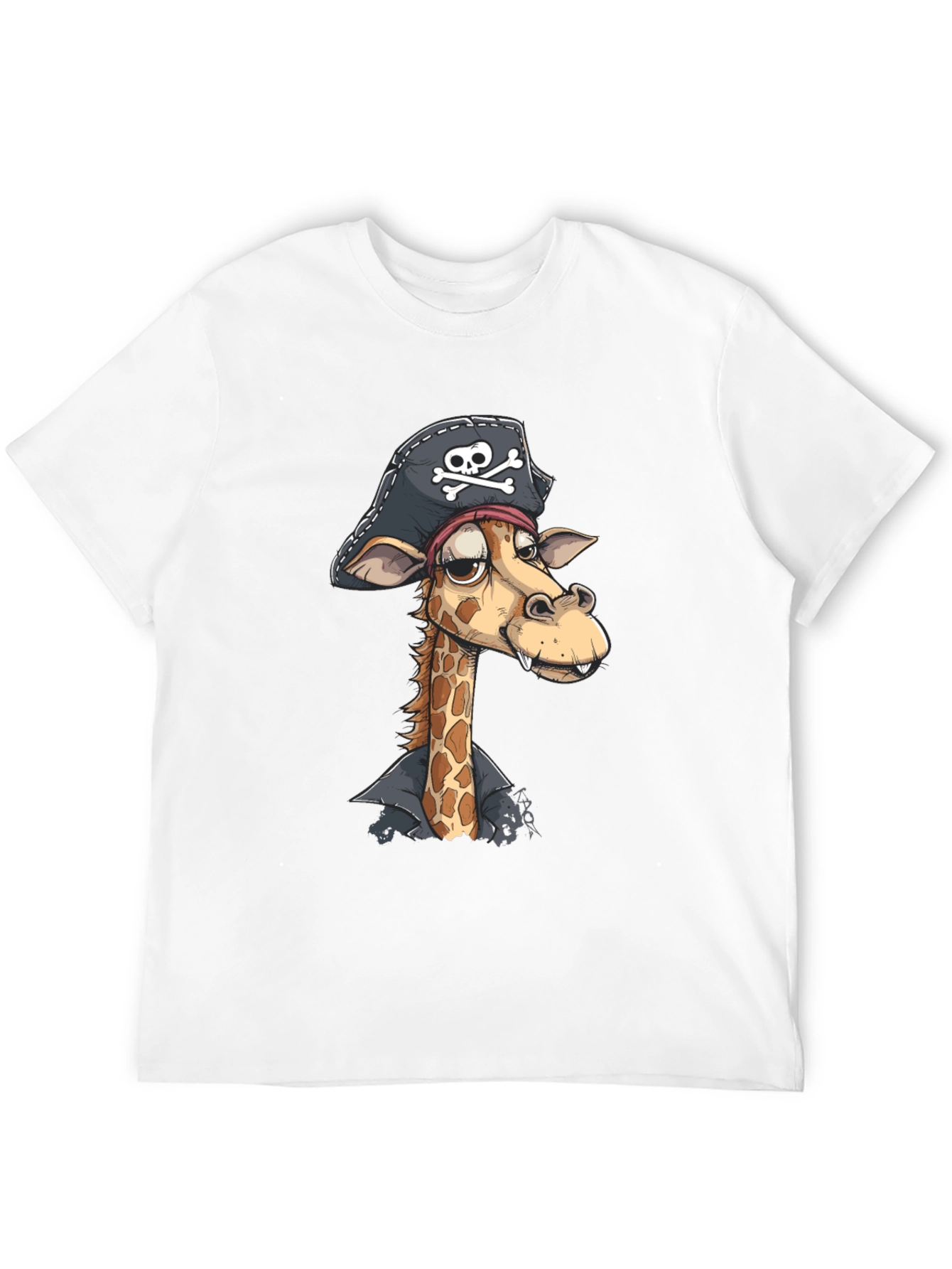 Pirate Giraffe Graphic T-Shirt