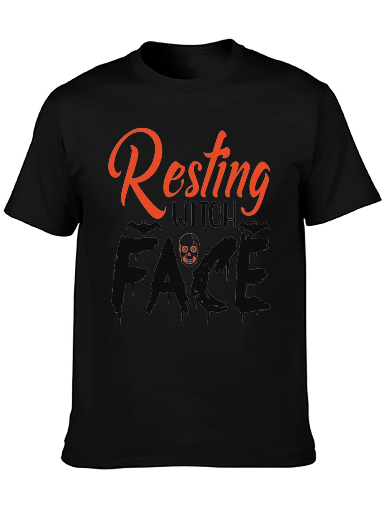 Resting Witch Face Graphic T-Shirt