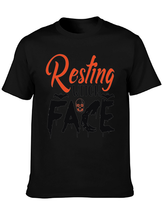 Resting Witch Face Graphic T-Shirt