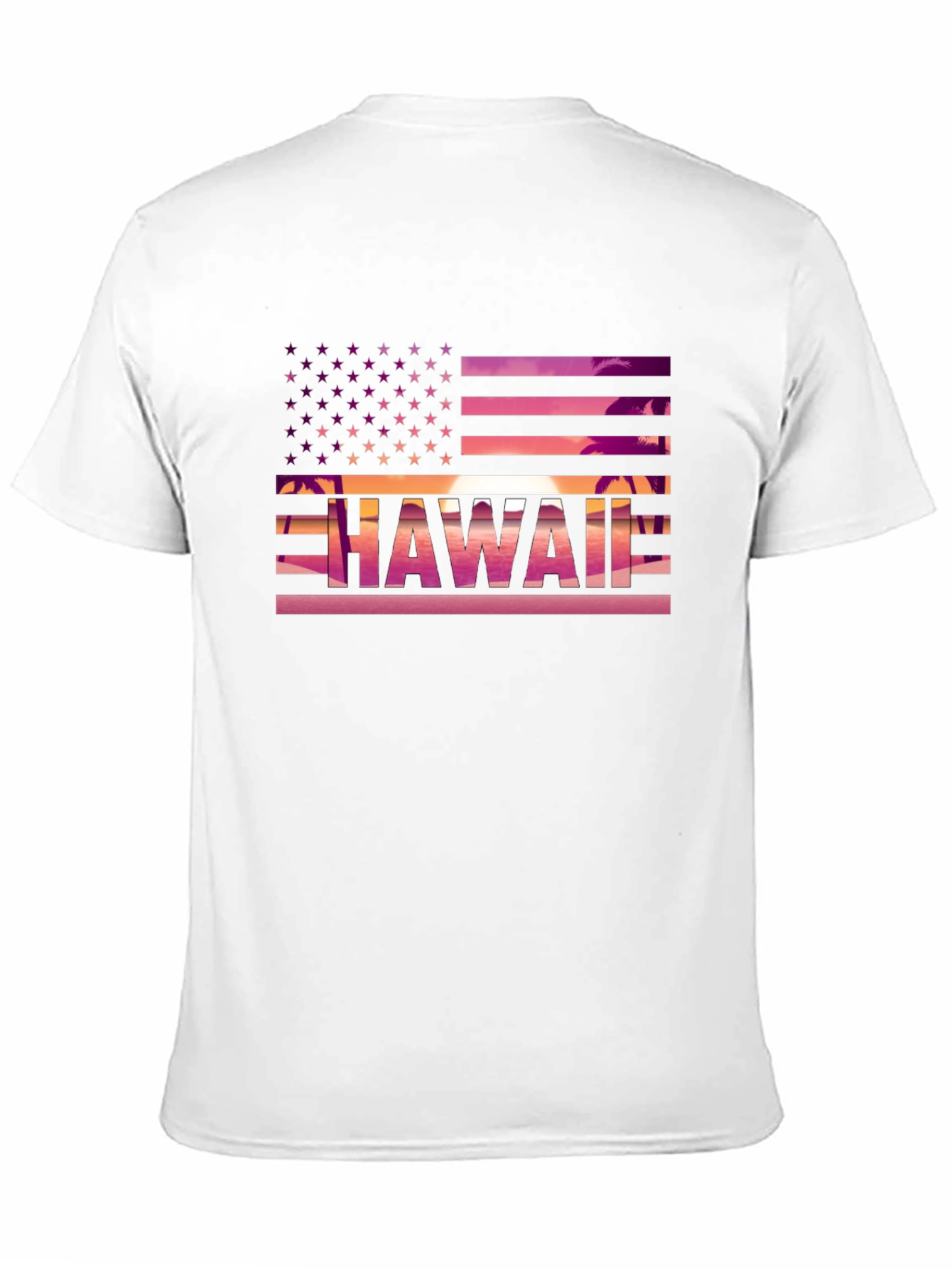 Hawaii American Flag T-Shirt