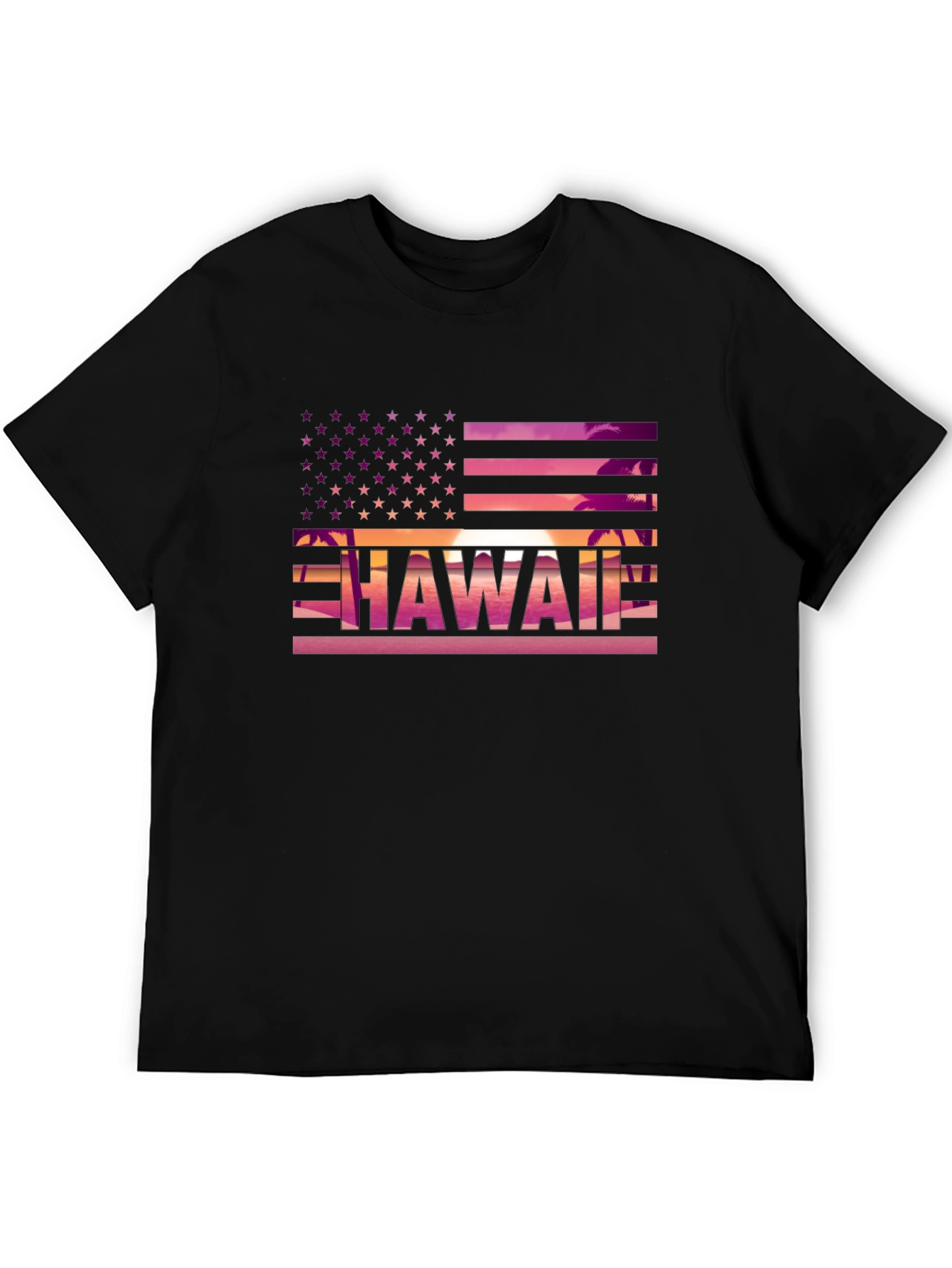 Hawaii American Flag T-Shirt