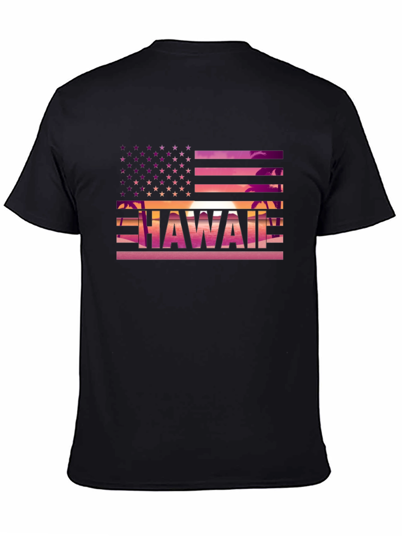 Hawaii American Flag T-Shirt