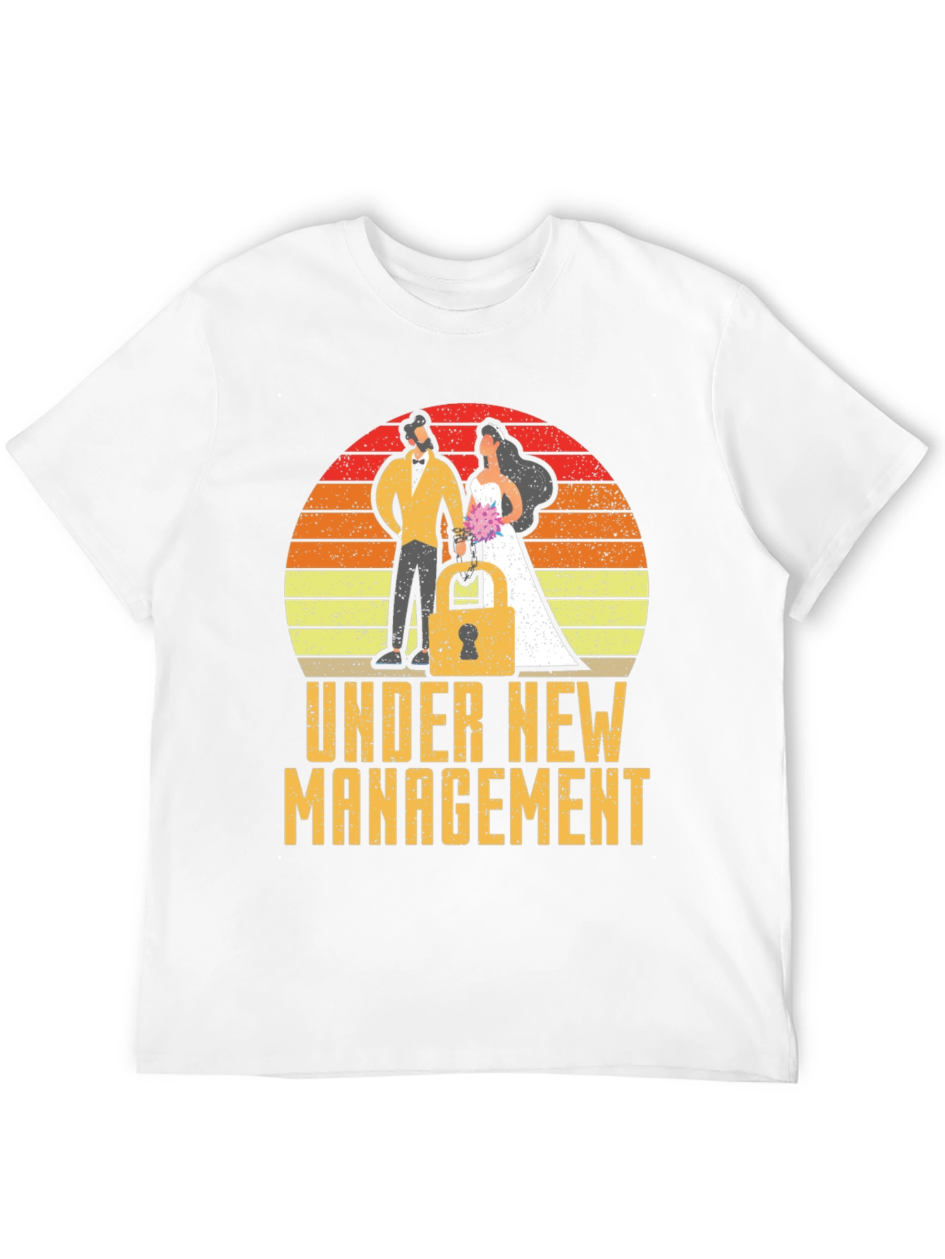 Under New Management Funny Wedding Tee