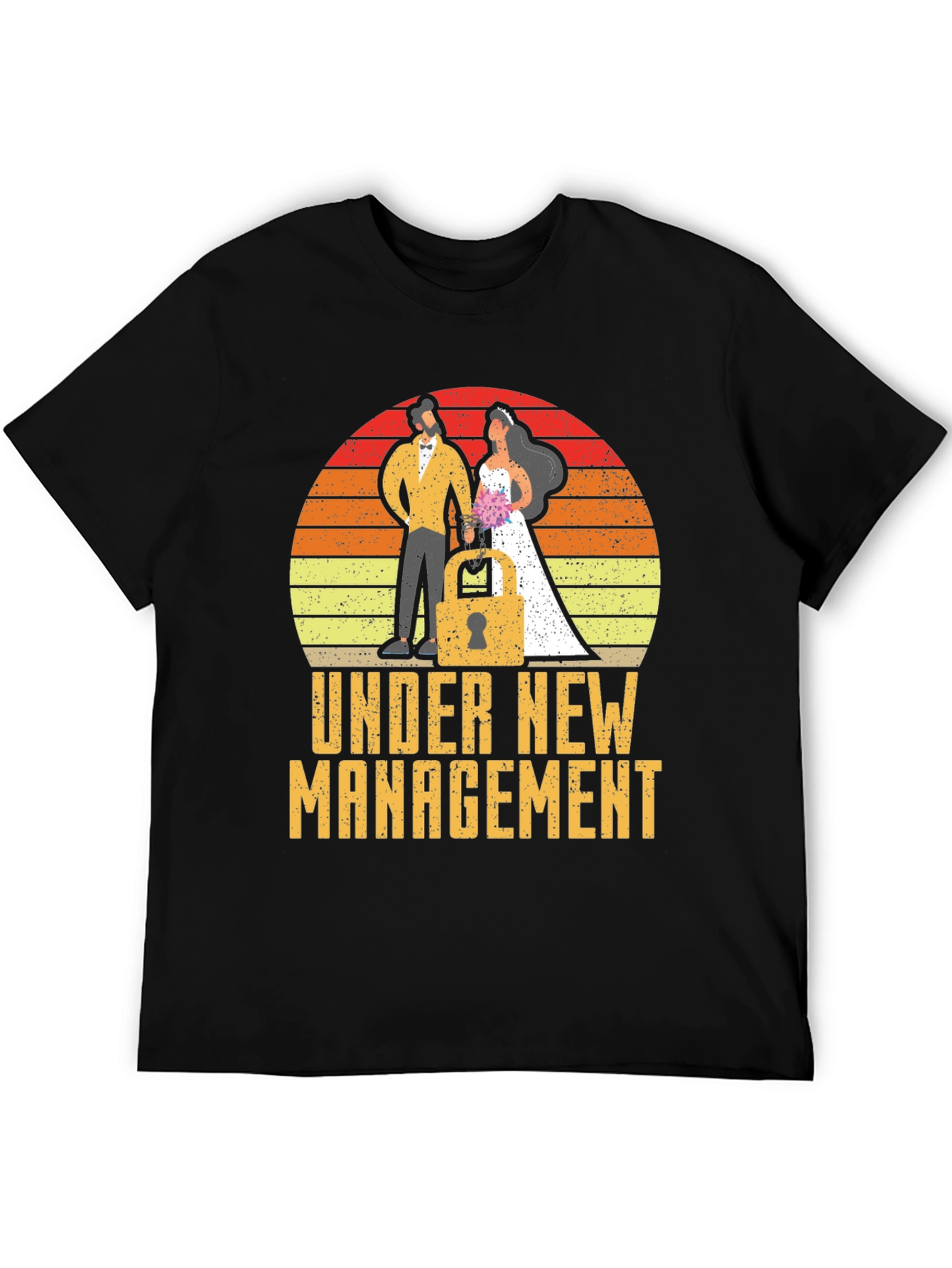 Under New Management Funny Wedding Tee