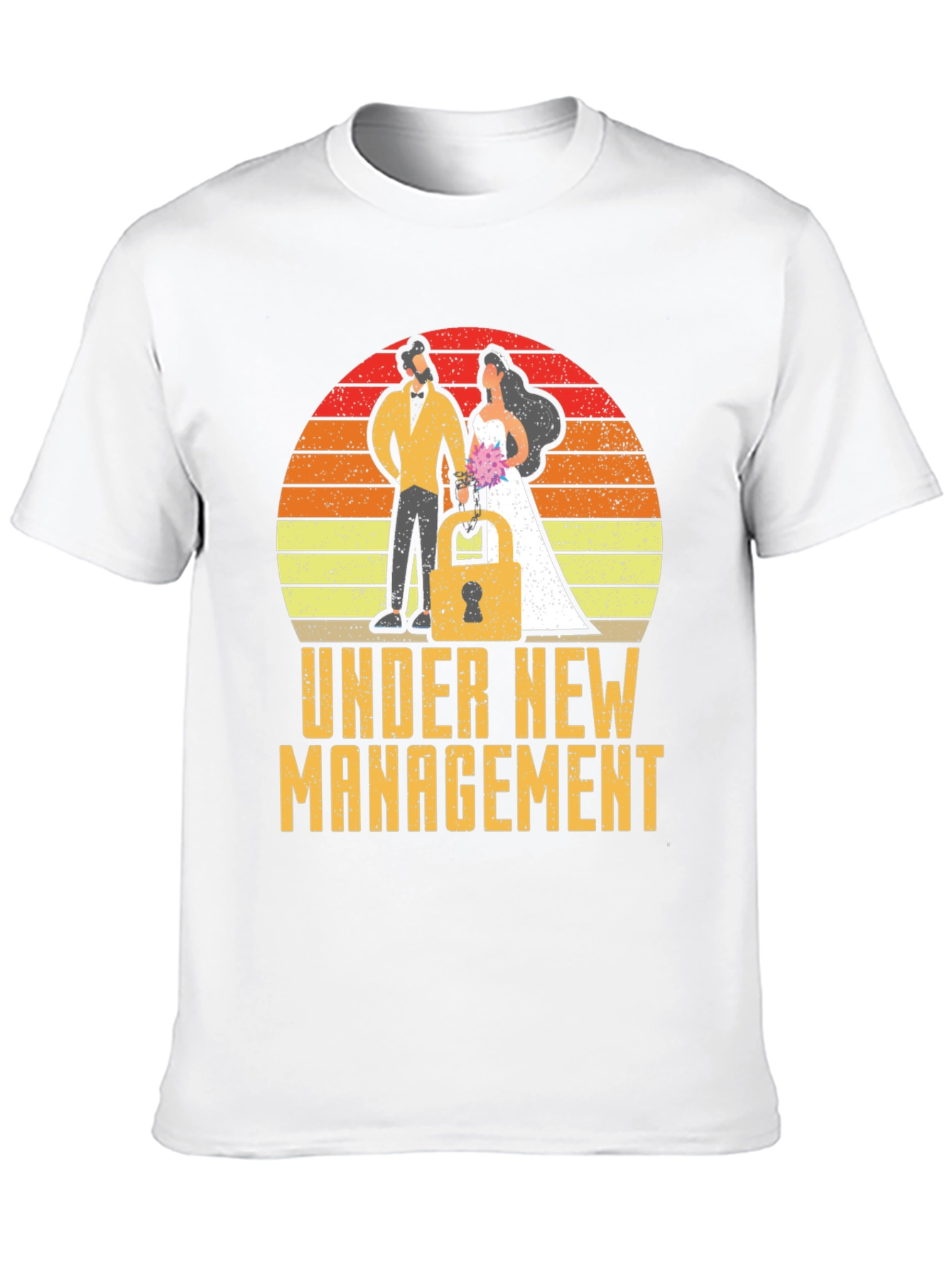 Under New Management Funny Wedding Tee