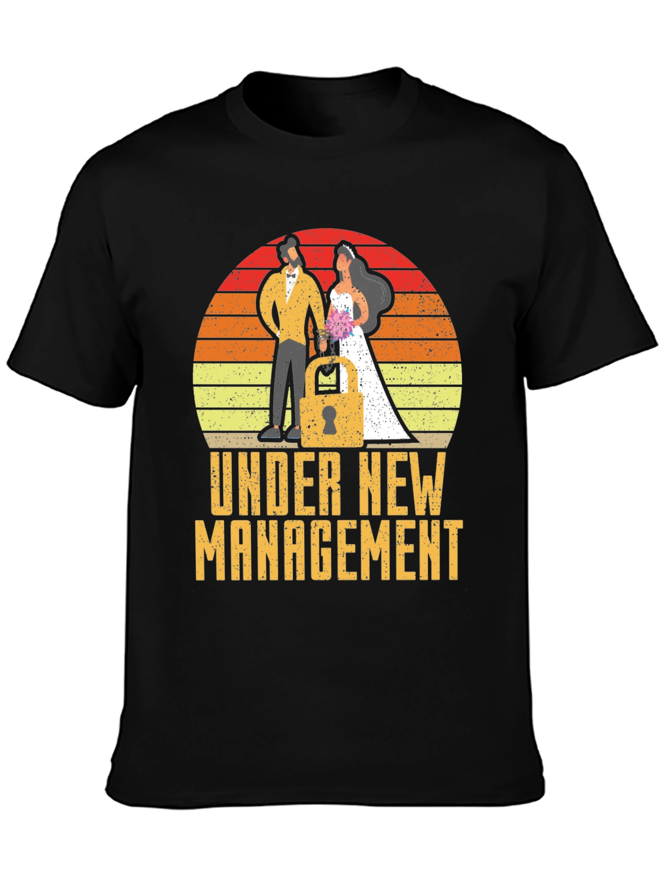 Under New Management Funny Wedding Tee