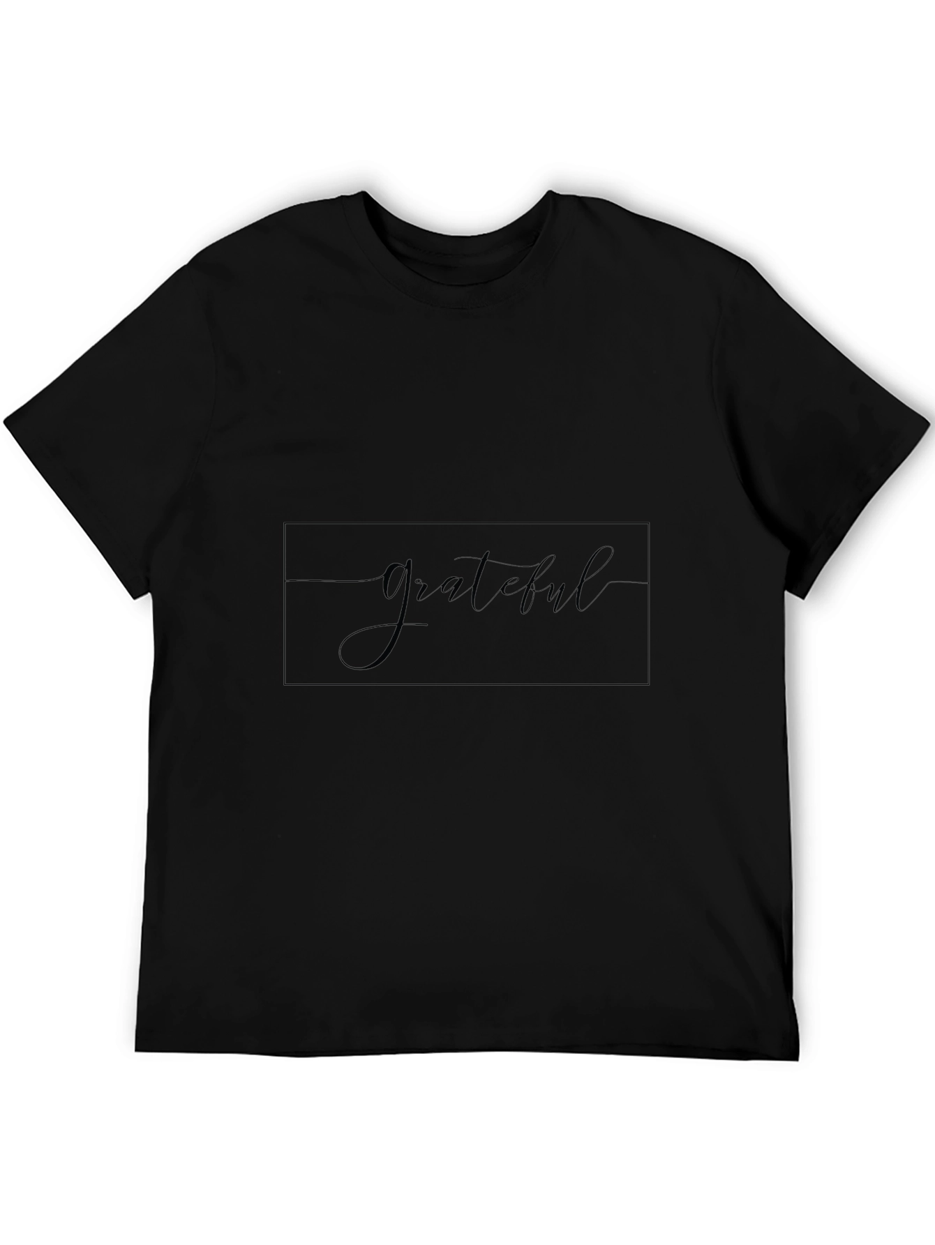 Grateful Black T-Shirt - Stylish & Comfortable