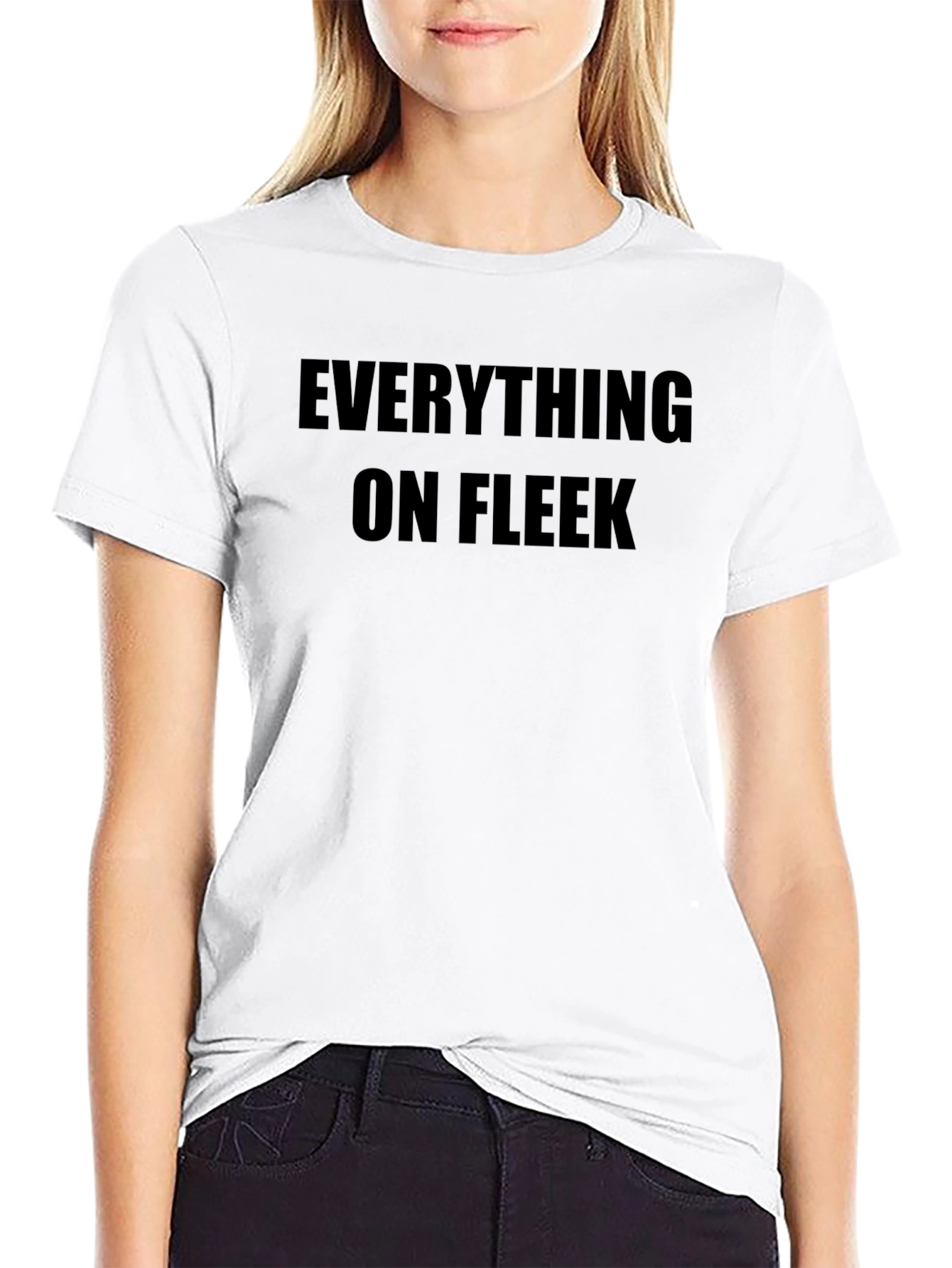 Everything on Fleek Black T-Shirt