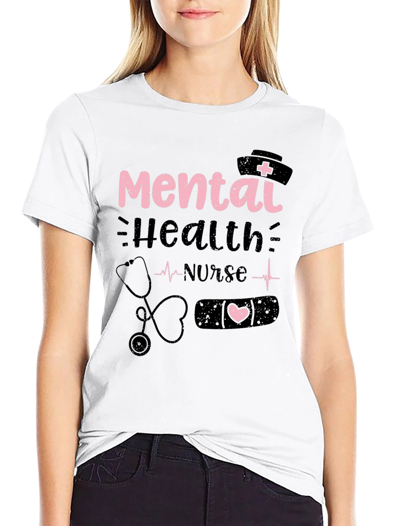 Mental Health Nurse T-Shirt - Stylish Graphic Tee