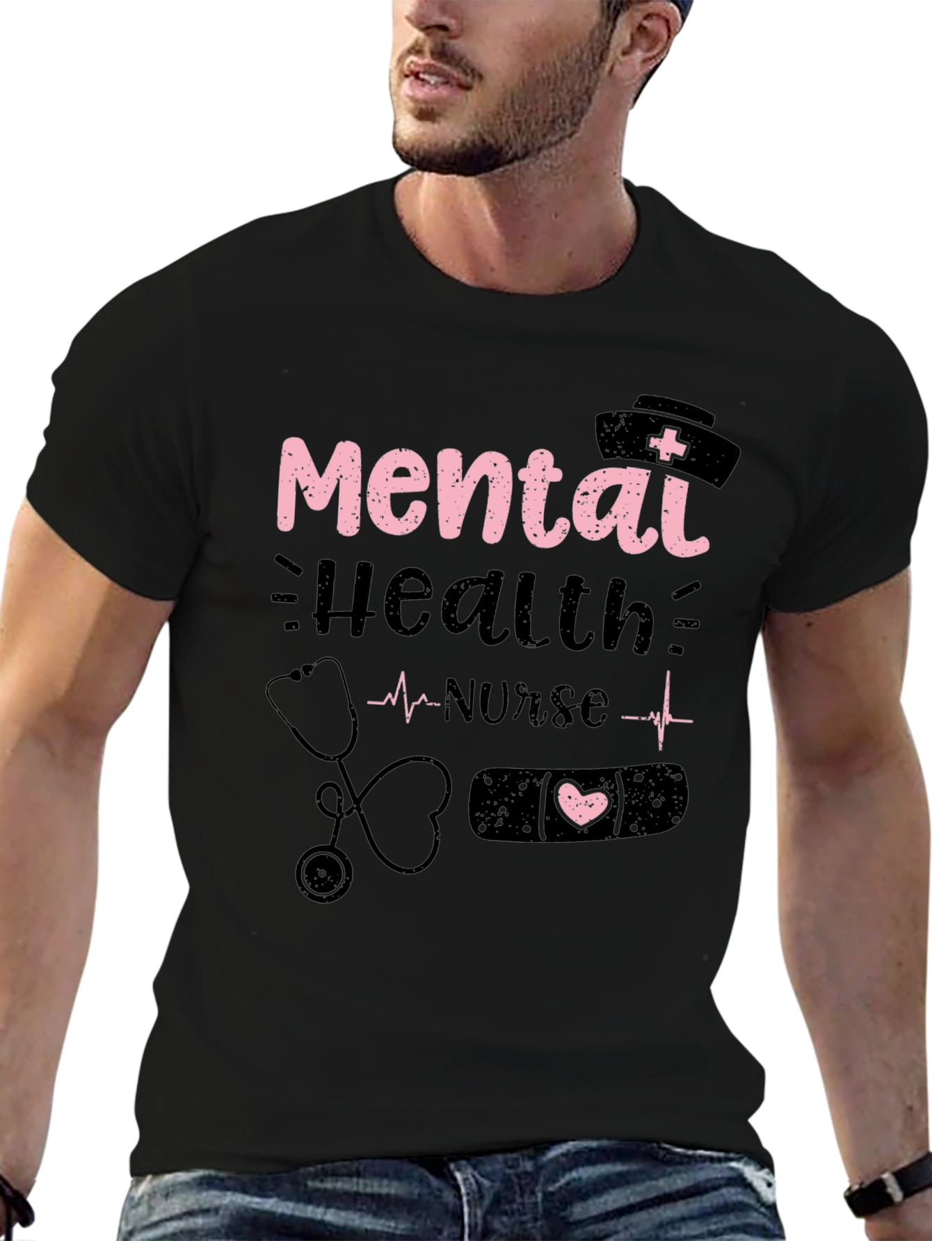 Mental Health Nurse T-Shirt - Stylish Graphic Tee