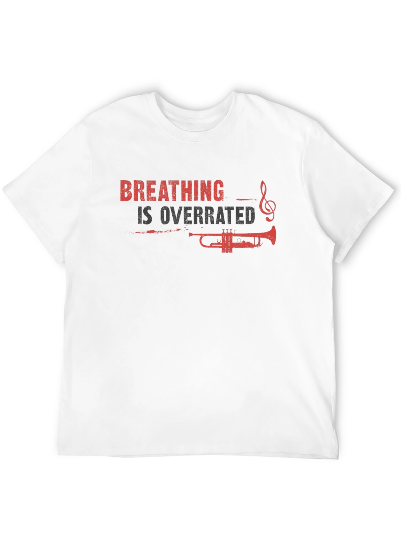 Breathing is Overrated T-Shirt Funny Music Tee