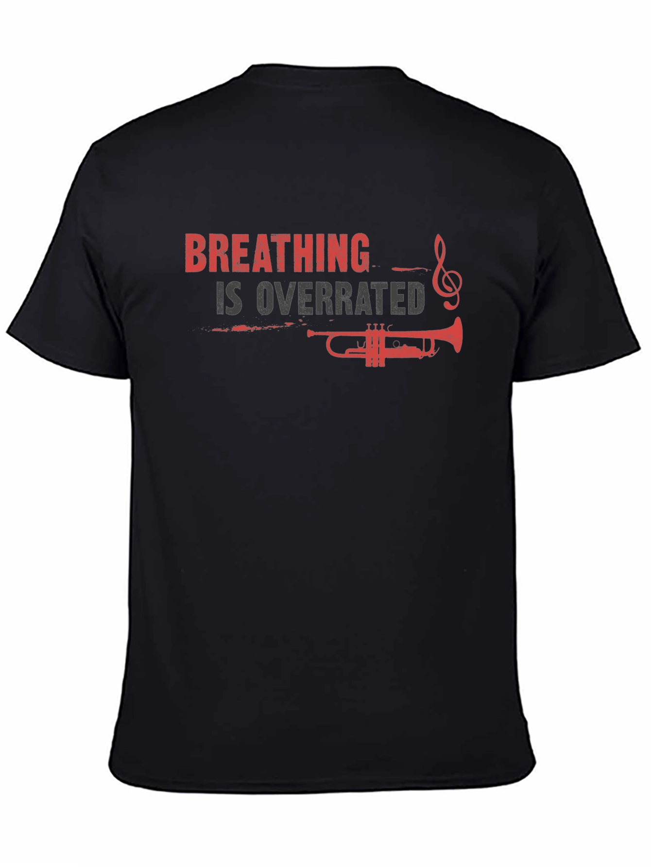 Breathing is Overrated T-Shirt Funny Music Tee