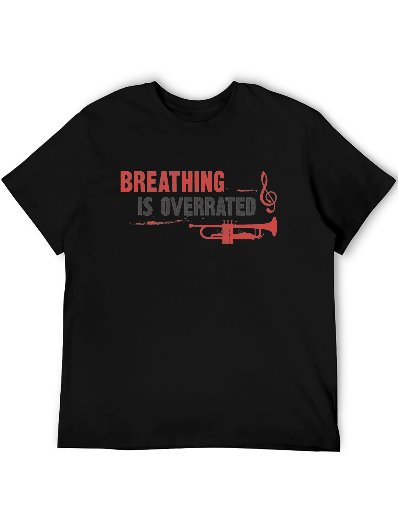 Breathing is Overrated T-Shirt Funny Music Tee