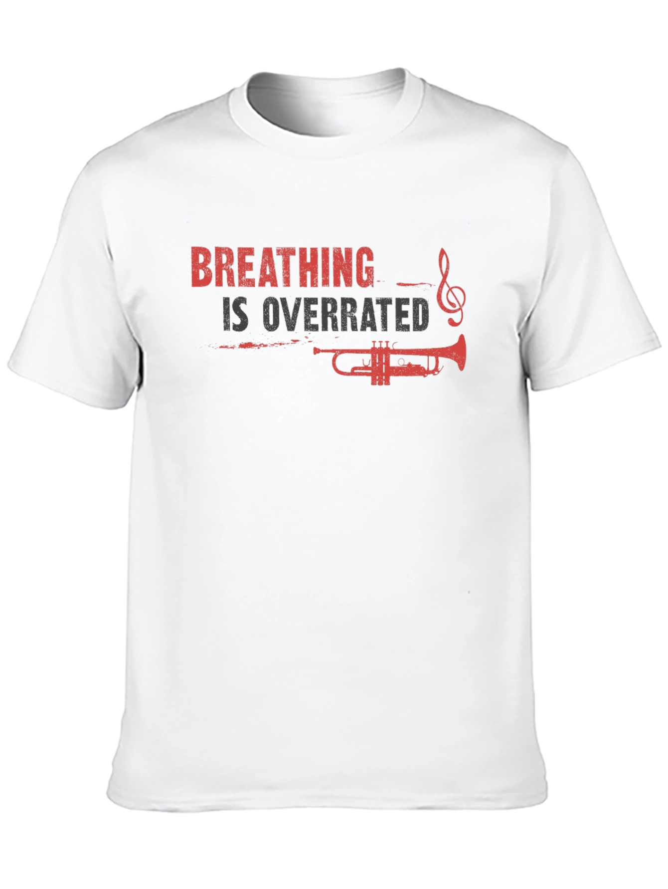Breathing is Overrated T-Shirt Funny Music Tee
