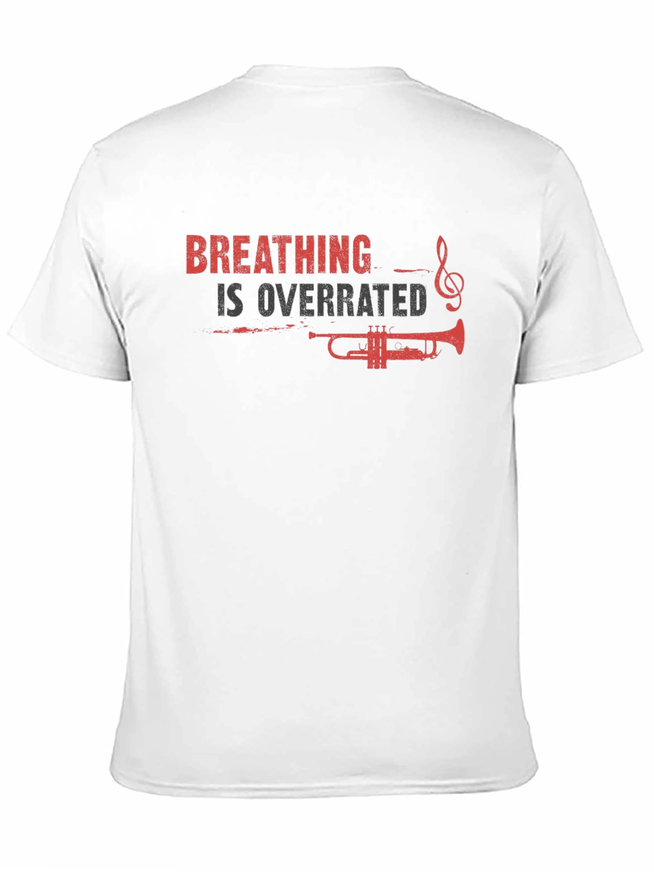 Breathing is Overrated T-Shirt Funny Music Tee