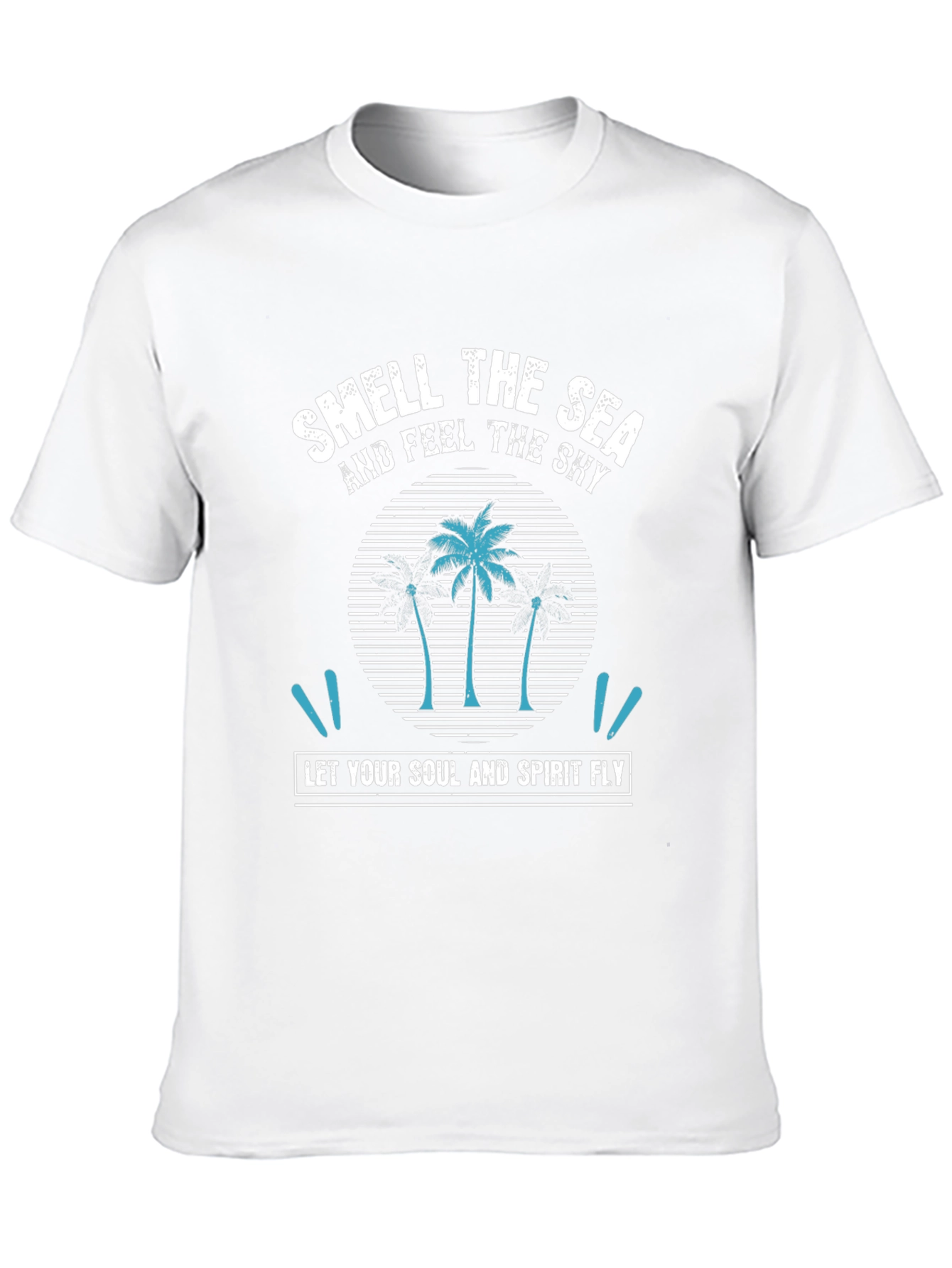 Smell the Sea Graphic Tee - Tropical Vibes