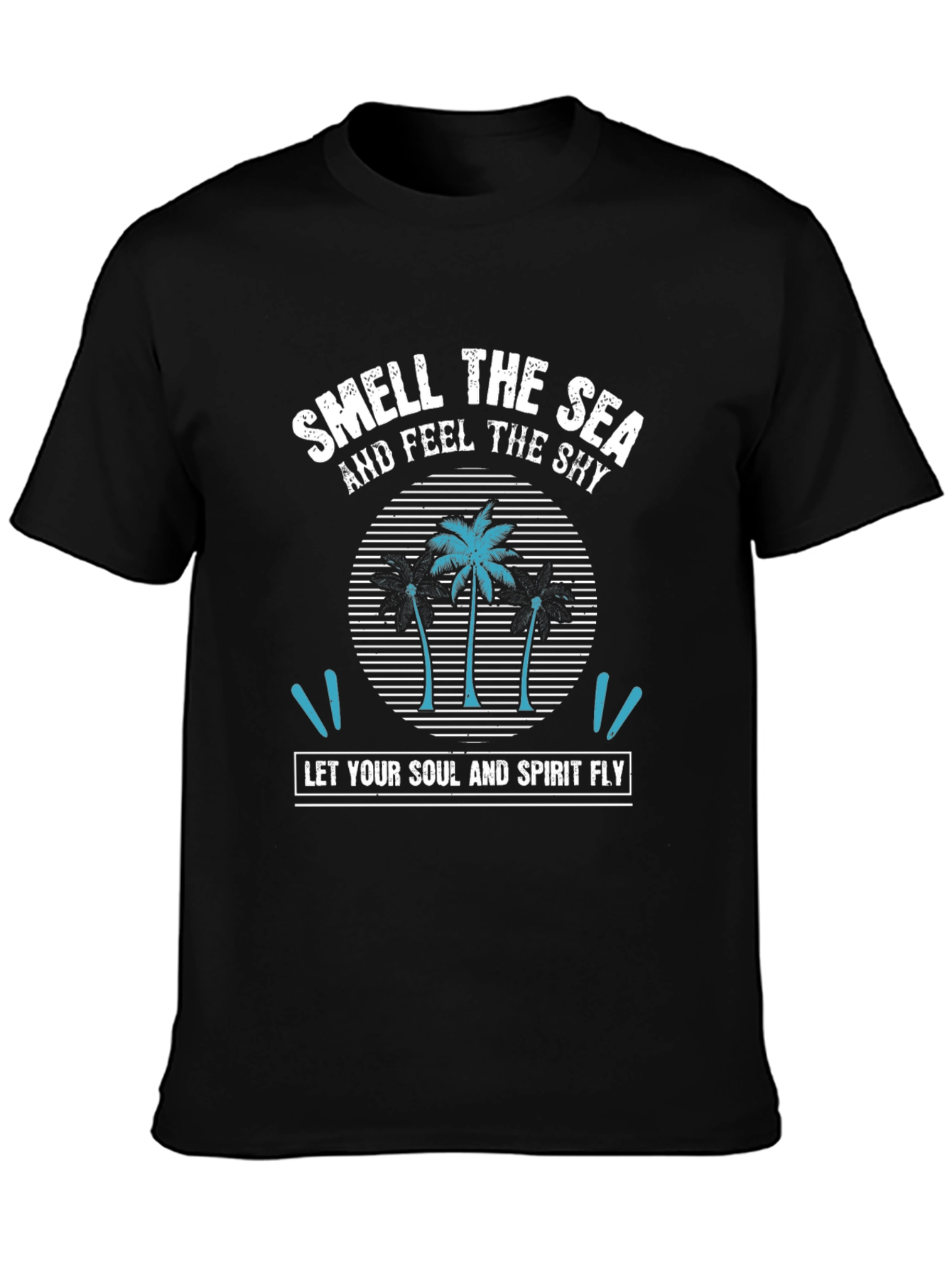 Smell the Sea Graphic Tee - Tropical Vibes