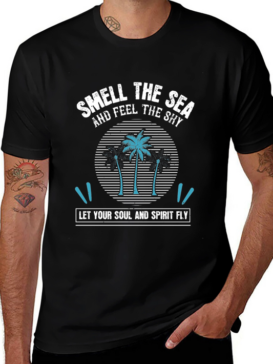 Smell the Sea Graphic Tee - Tropical Vibes