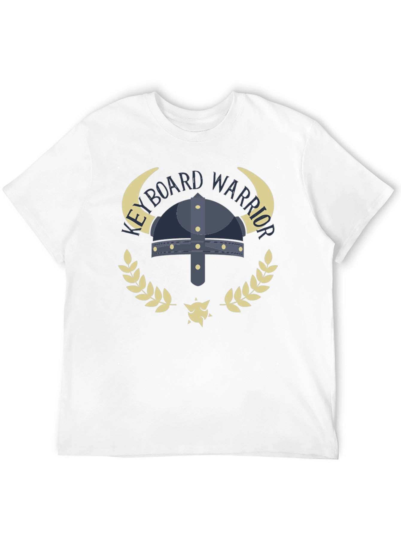 Keyboard Warrior T-Shirt - Gamer Viking Design