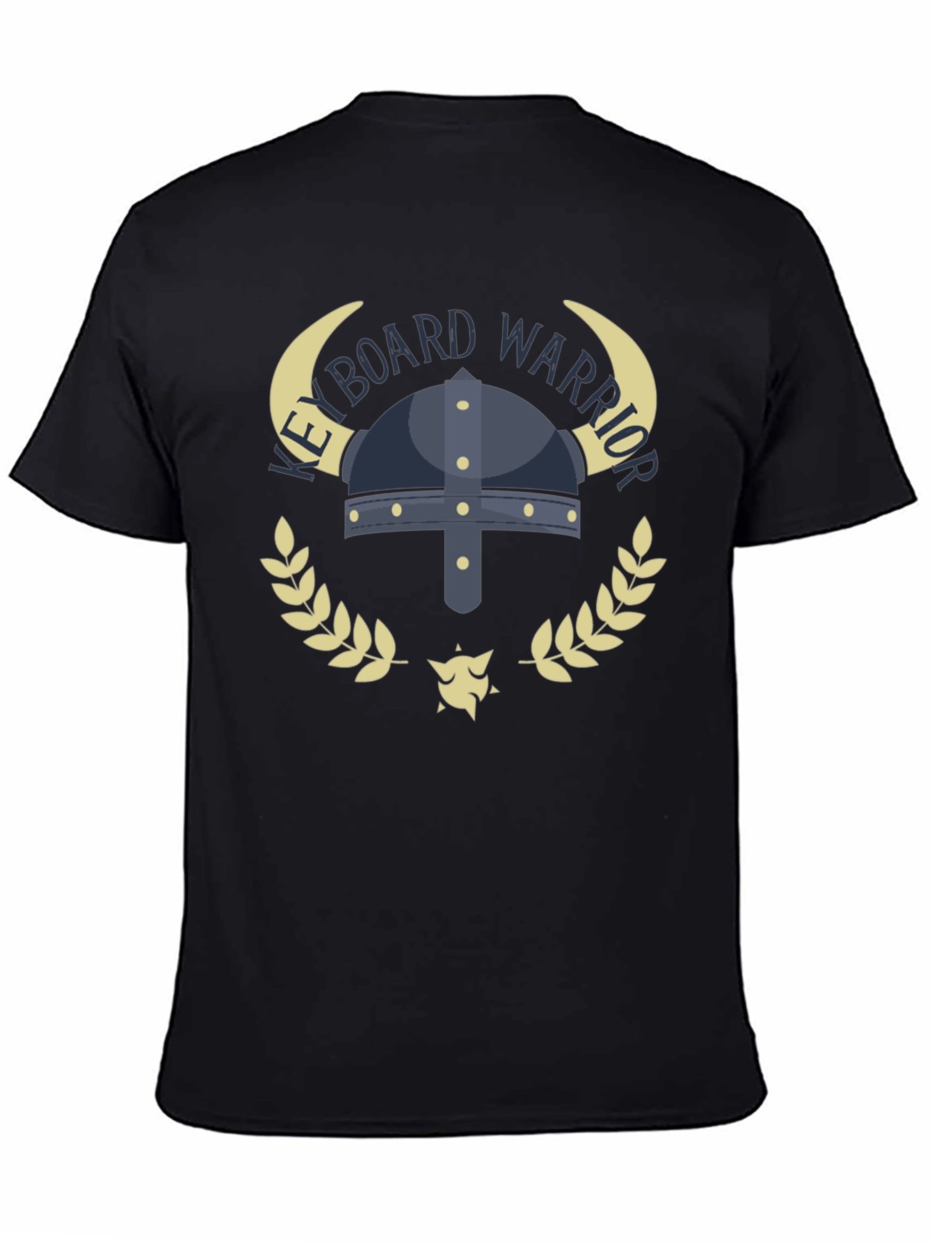 Keyboard Warrior T-Shirt - Gamer Viking Design