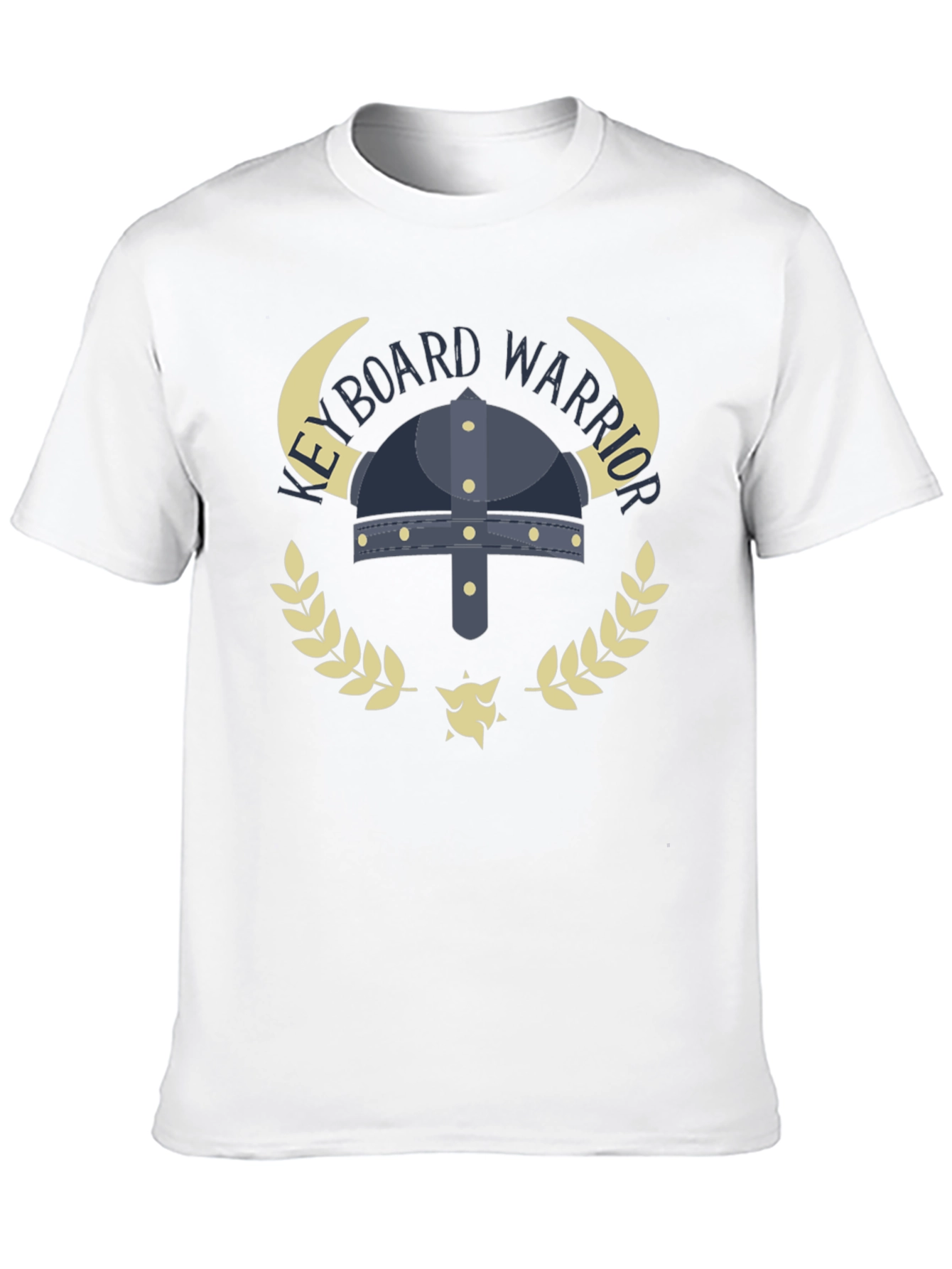 Keyboard Warrior T-Shirt - Gamer Viking Design