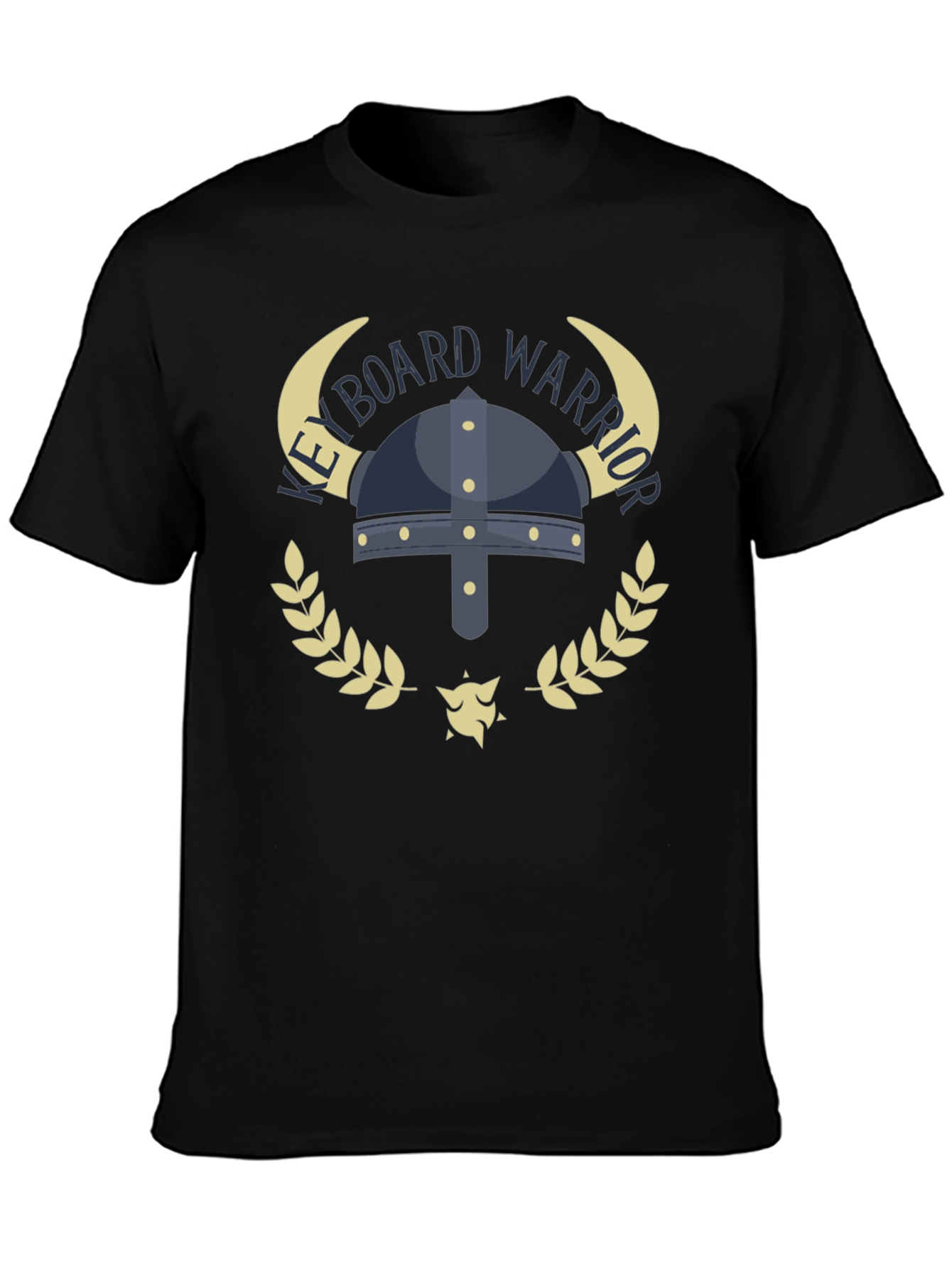 Keyboard Warrior T-Shirt - Gamer Viking Design