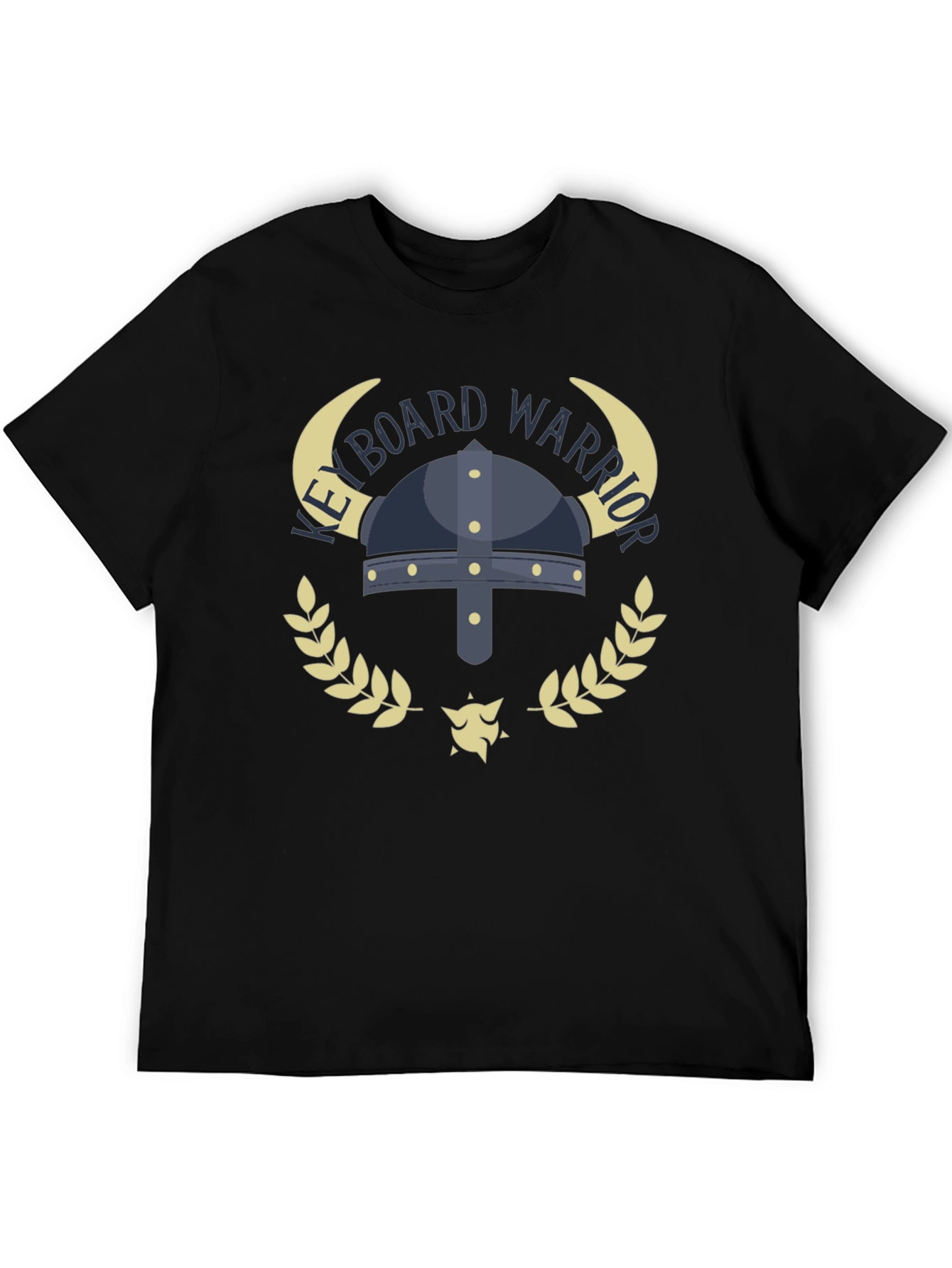 Keyboard Warrior T-Shirt - Gamer Viking Design
