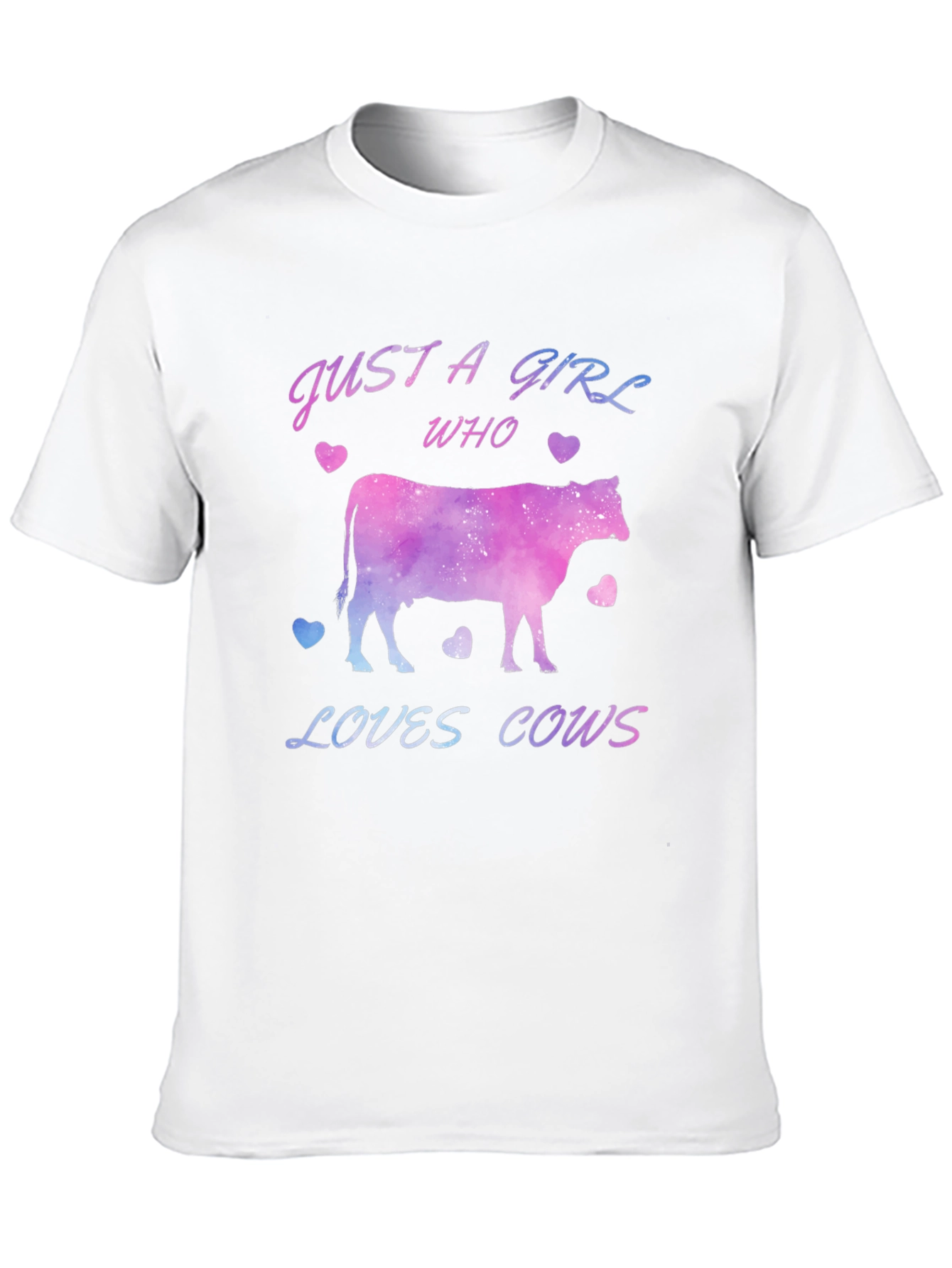 Just a Girl Who Loves Cows T-Shirt