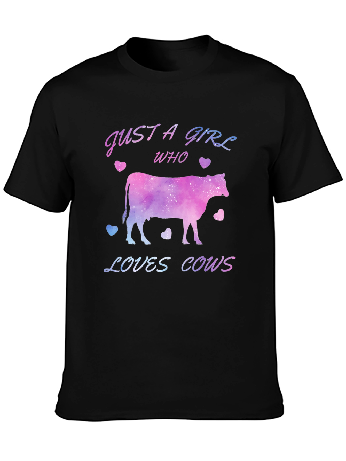 Just a Girl Who Loves Cows T-Shirt