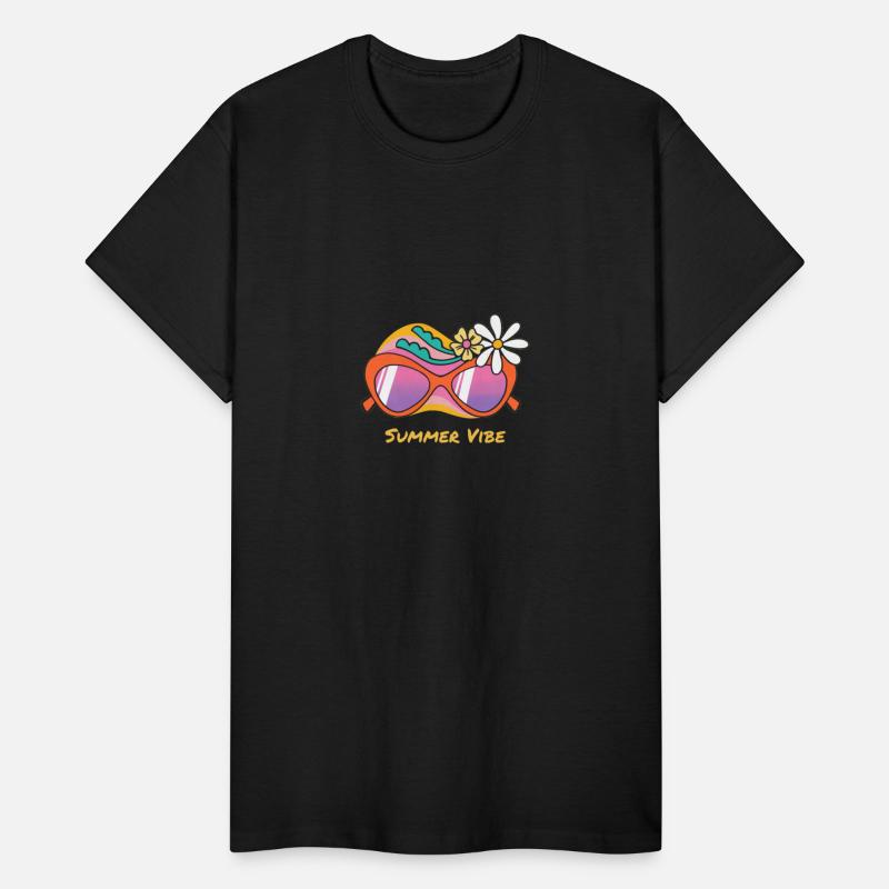 yellow red feminine summer sunglasses illustrated