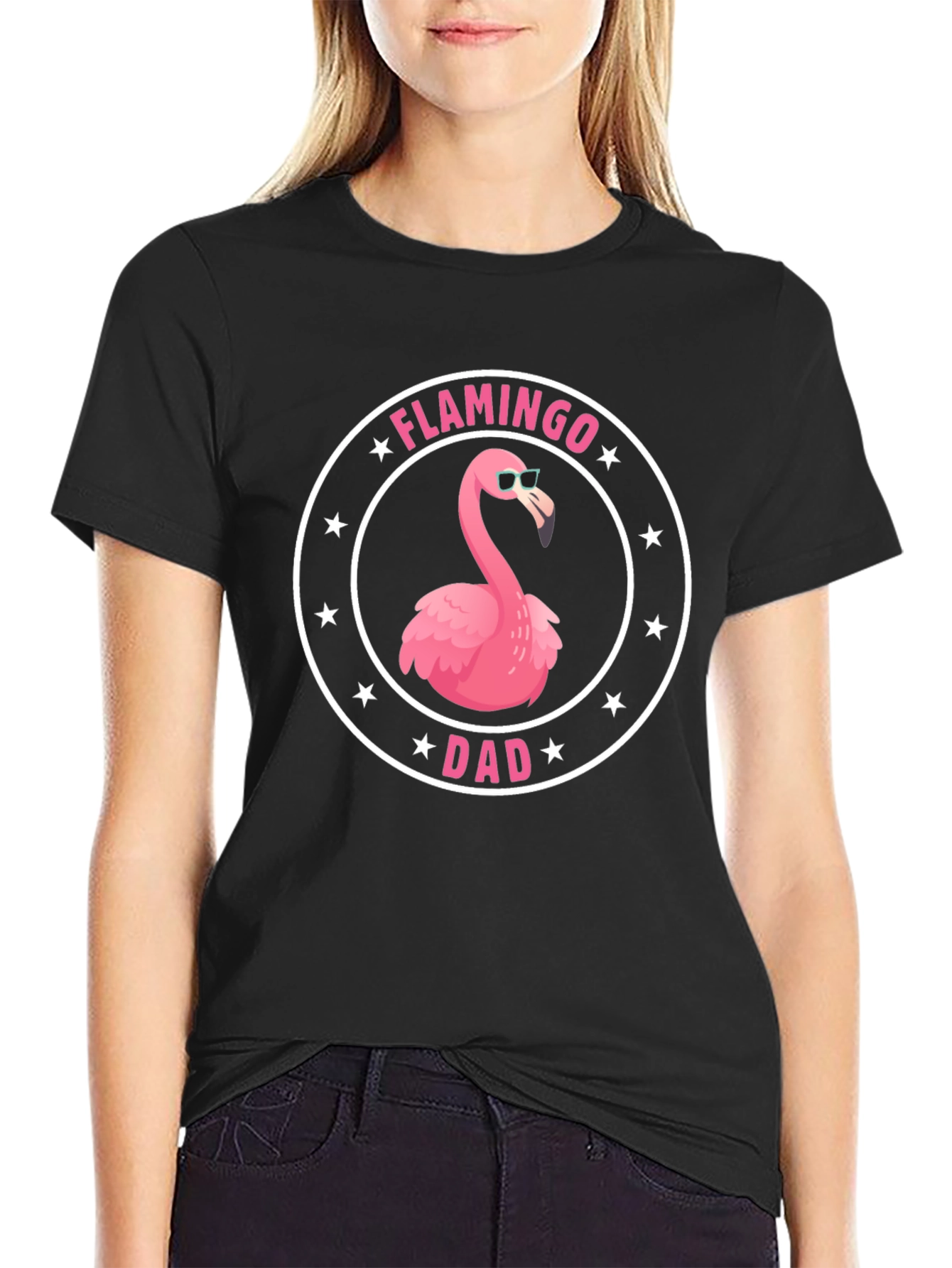 Flamingo Dad T-Shirt - Cool Summer Tee