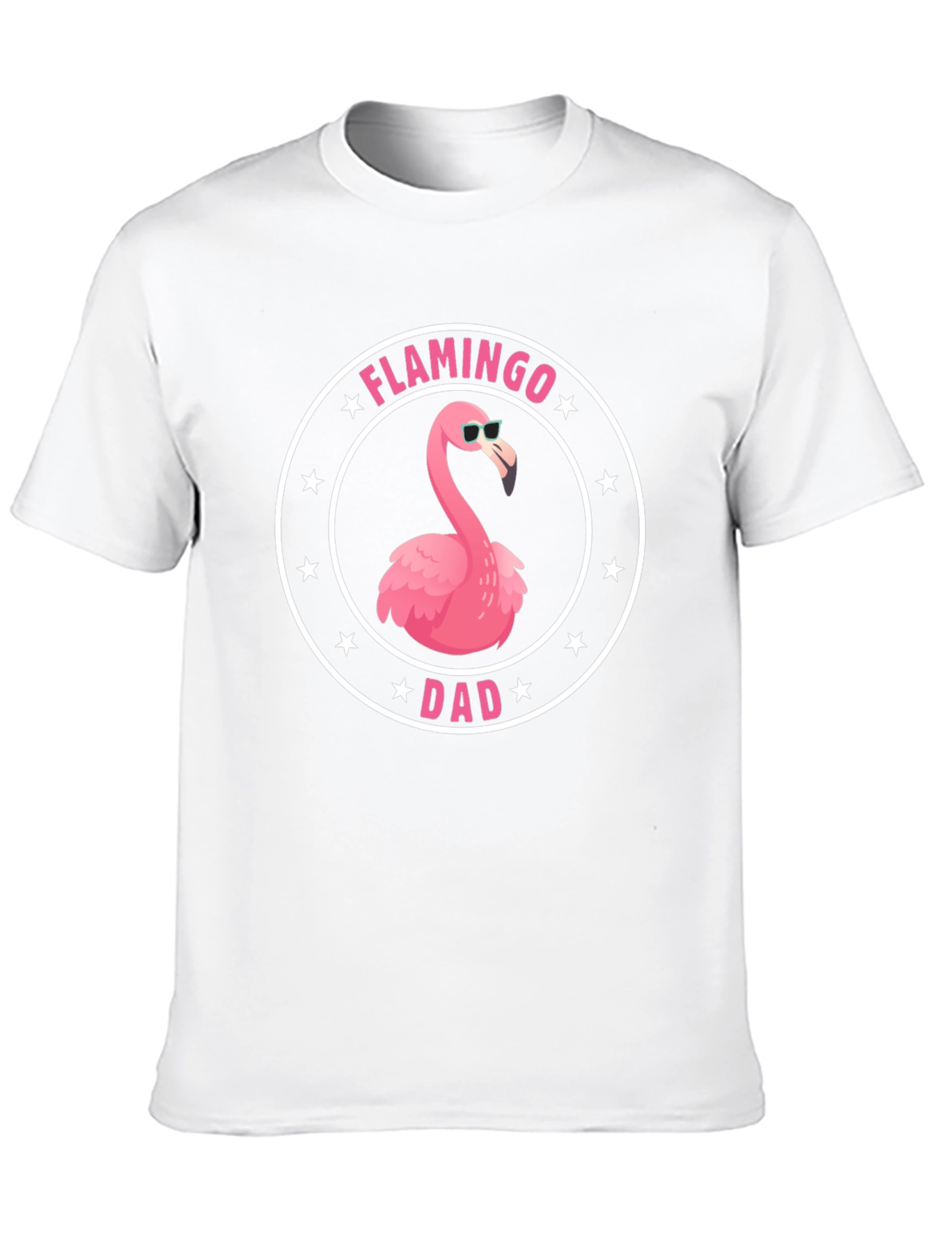 Flamingo Dad T-Shirt - Cool Summer Tee