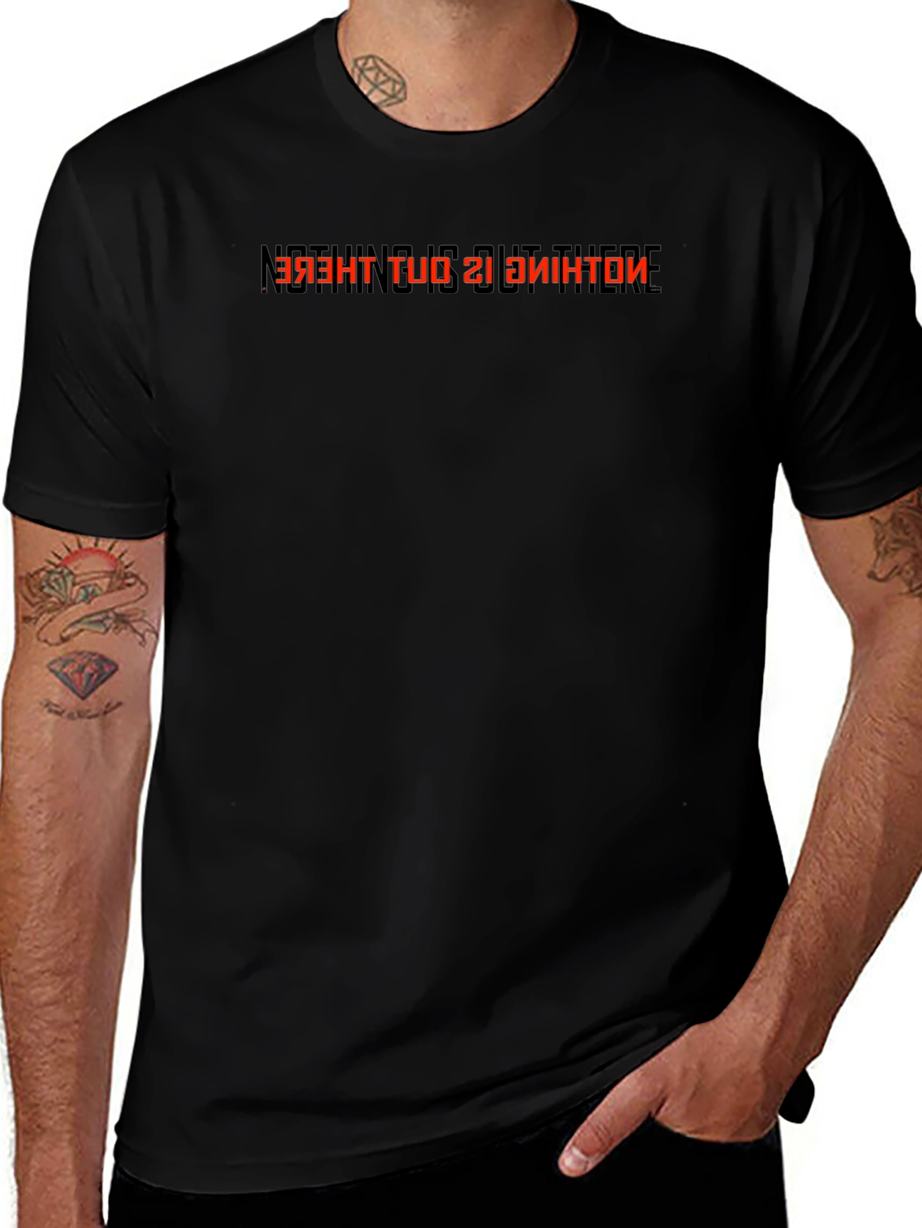 Nothing Is Out There Black T-Shirt
