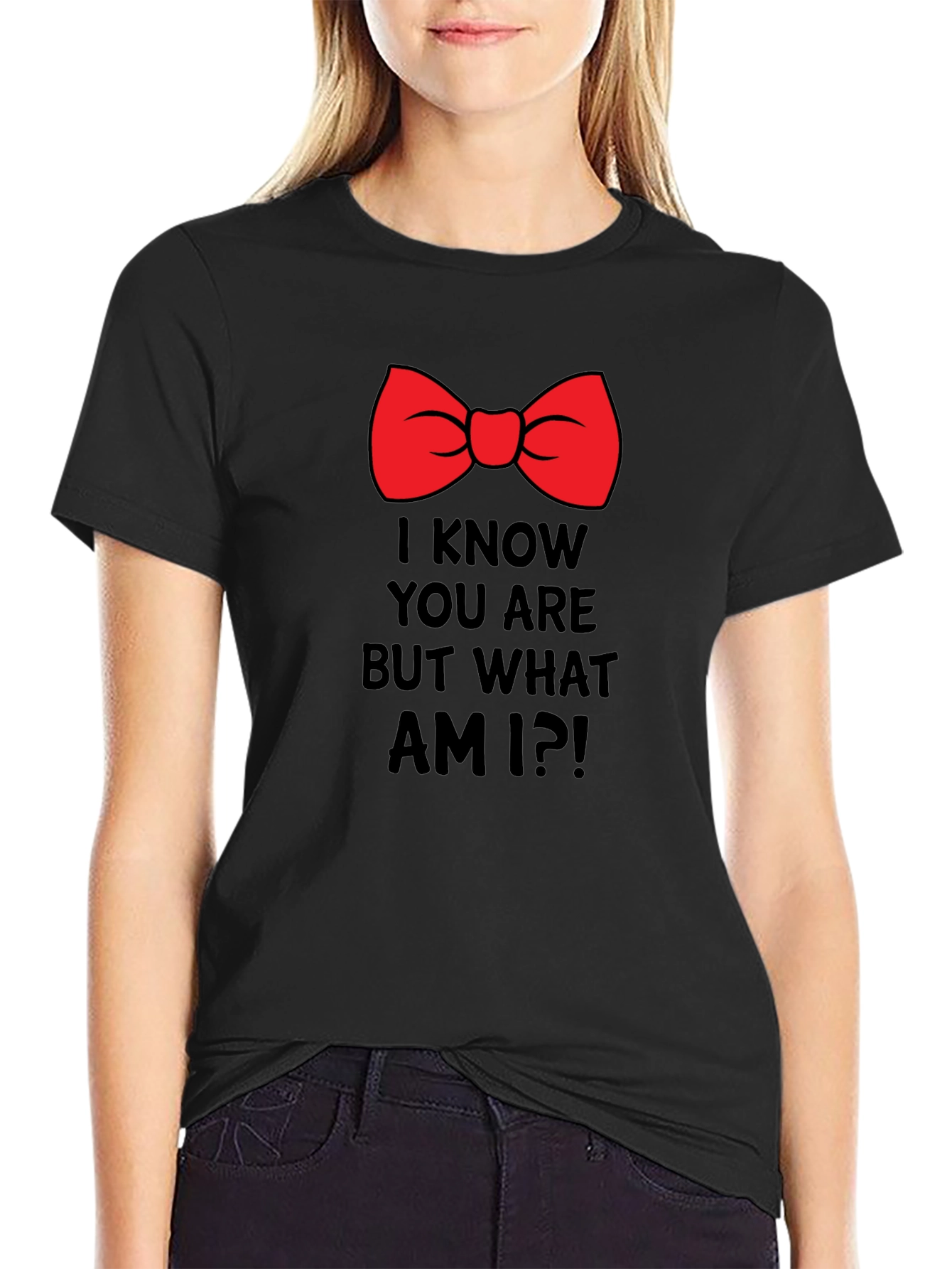 Funny Bow Tie I Know You Are Graphic T-Shirt