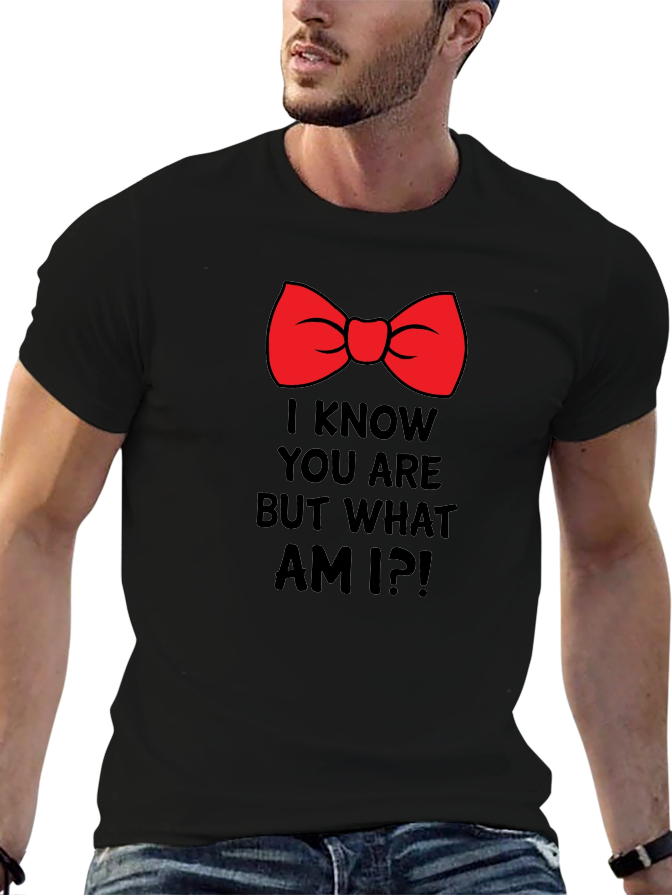 Funny Bow Tie I Know You Are Graphic T-Shirt