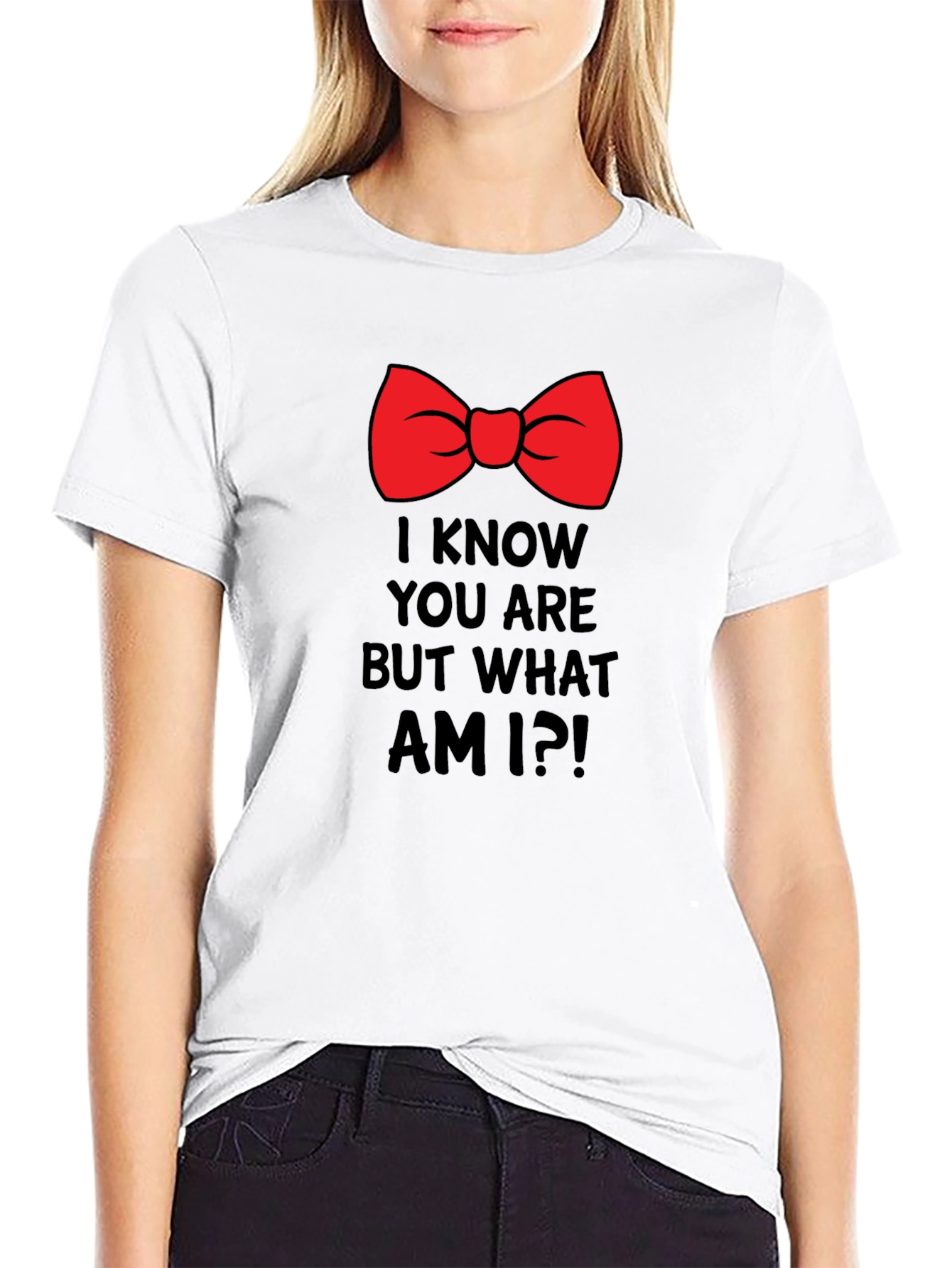 Funny Bow Tie I Know You Are Graphic T-Shirt