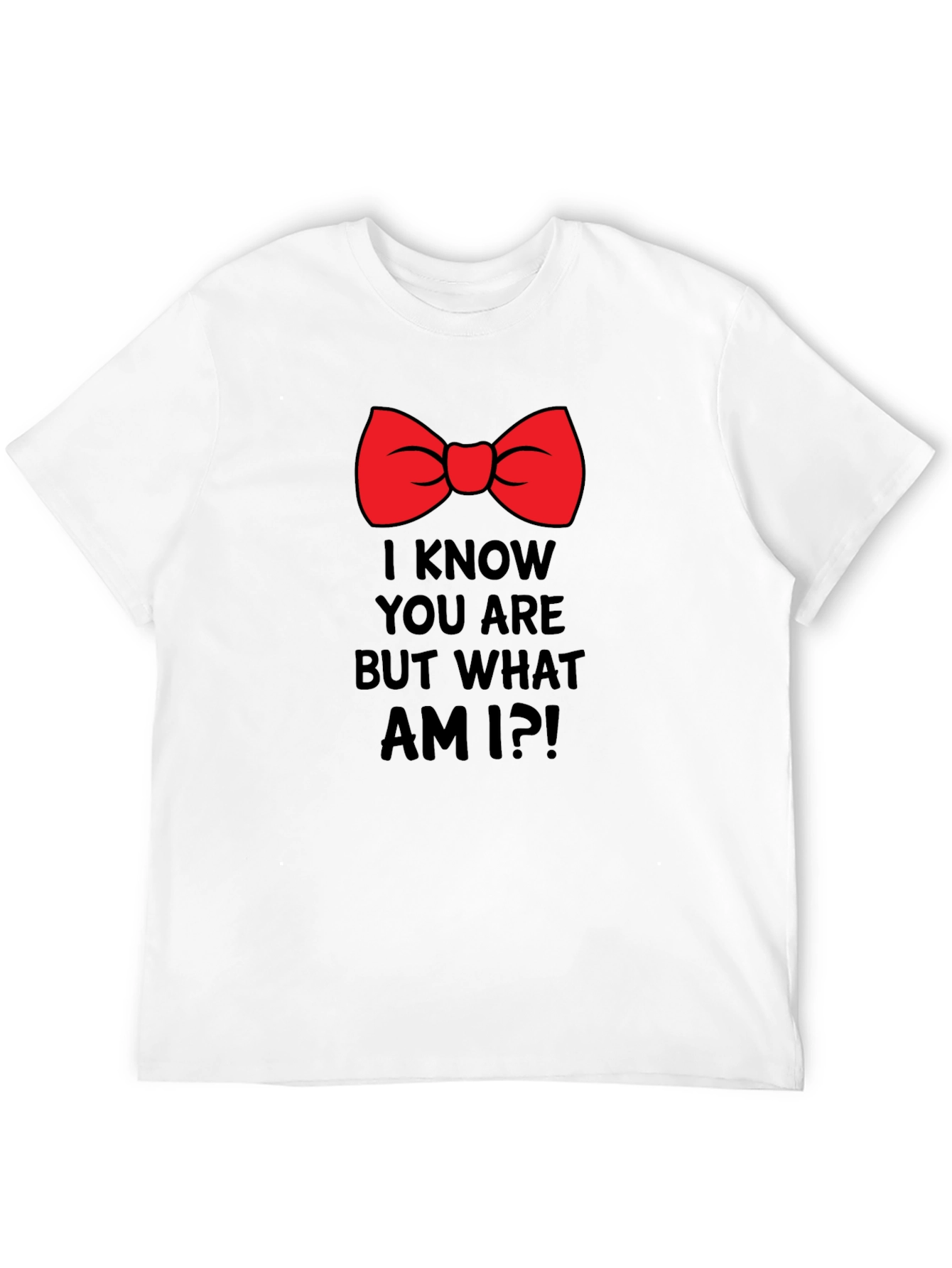 Funny Bow Tie I Know You Are Graphic T-Shirt