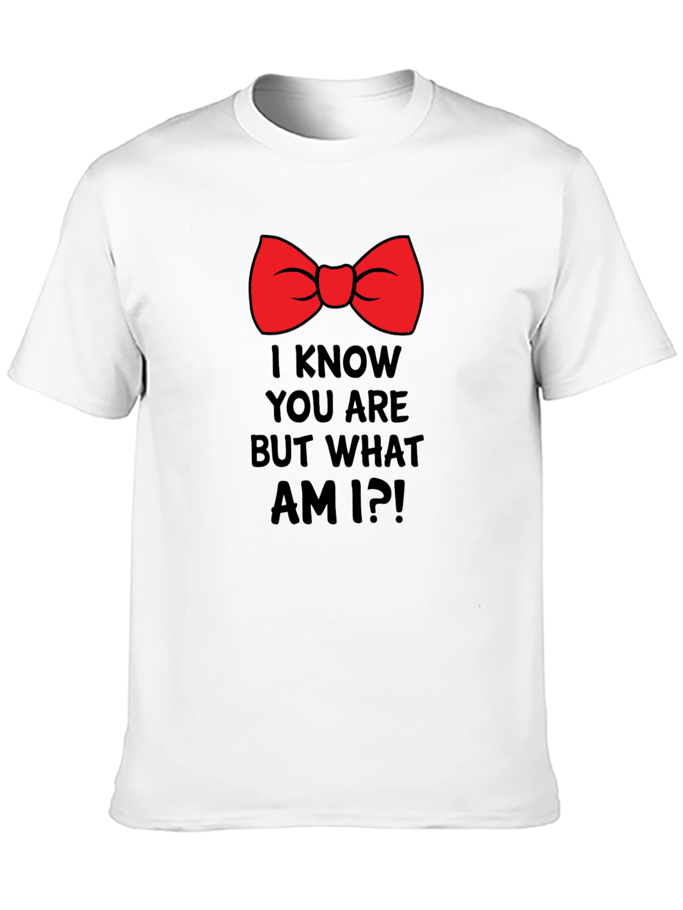Funny Bow Tie I Know You Are Graphic T-Shirt