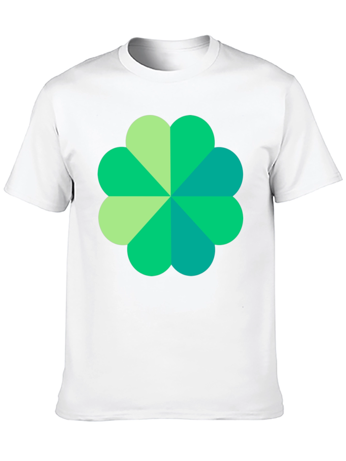 Shamrock Graphic Black T-Shirt Lucky Style