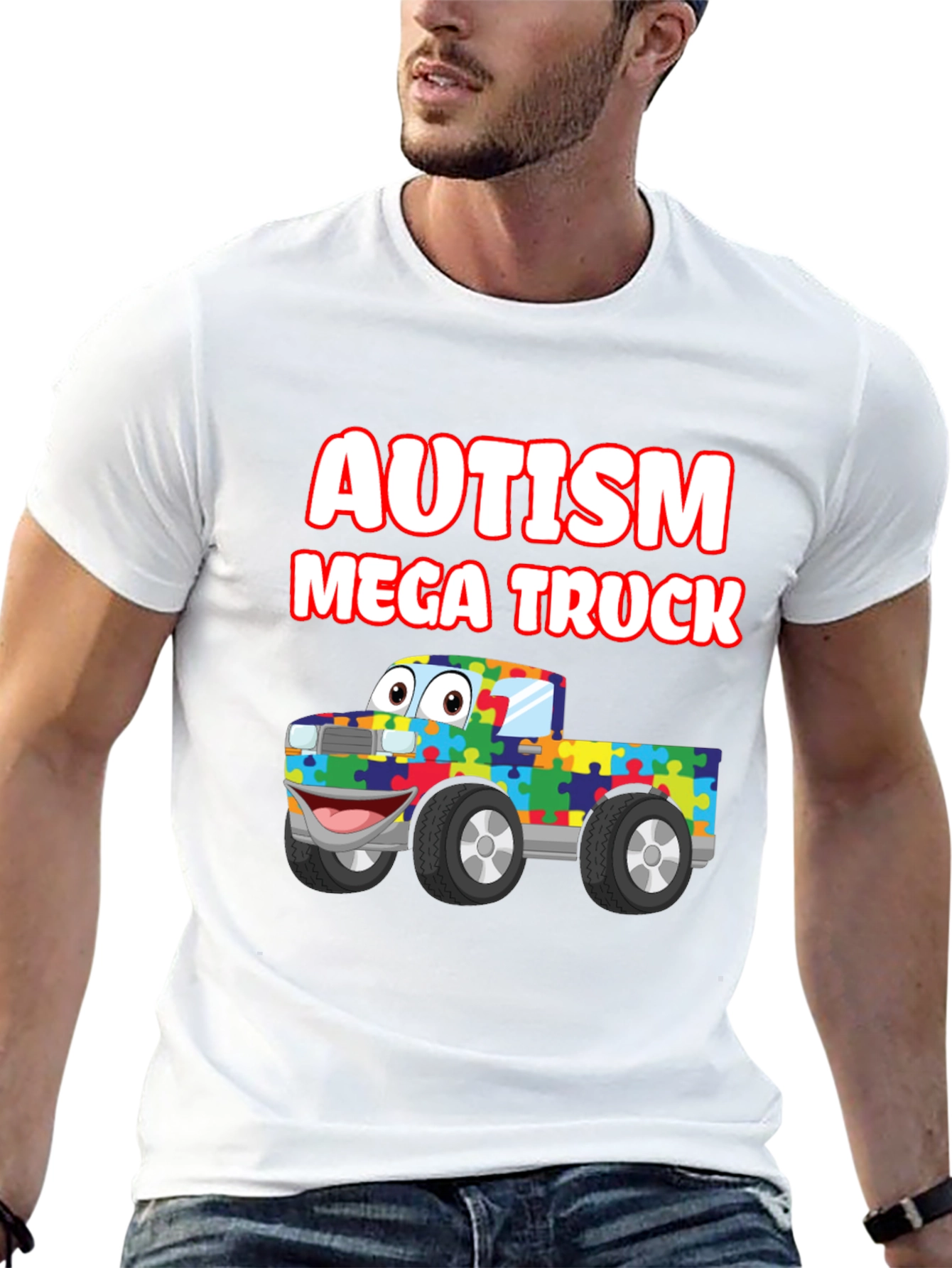 Autism Mega Truck T-Shirt
