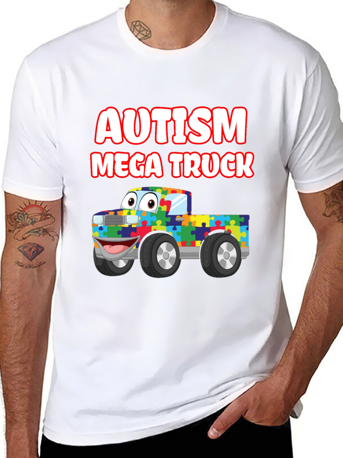 Autism Mega Truck T-Shirt