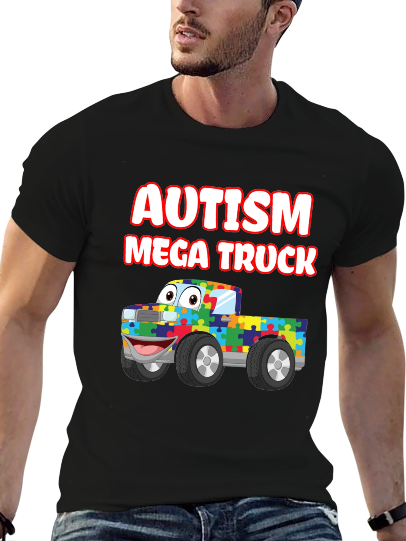 Autism Mega Truck T-Shirt