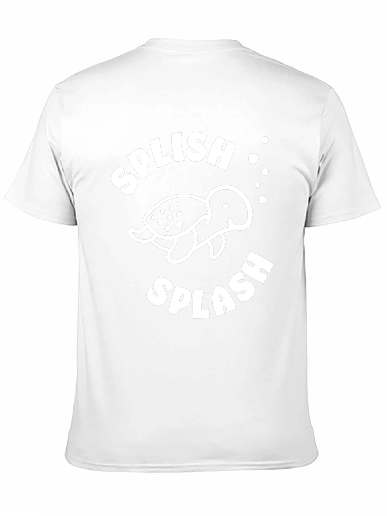 Splish Splash Turtle Graphic Tee - Black