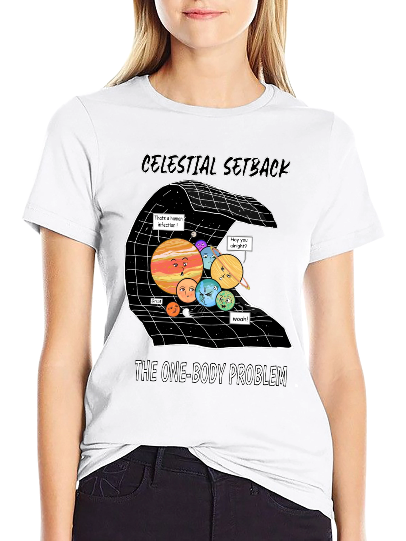 Celestial Setback One-Body Problem Graphic Tee