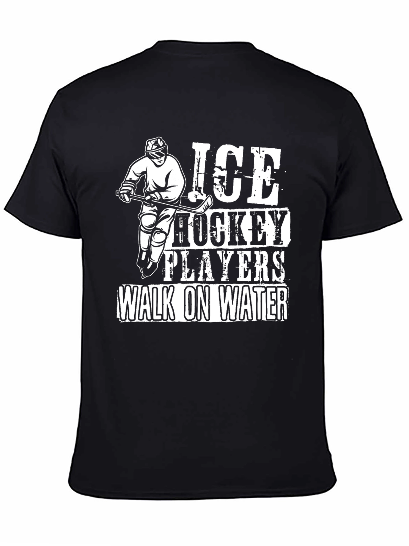 Ice Hockey Player T-Shirt - Walk on Water Tee