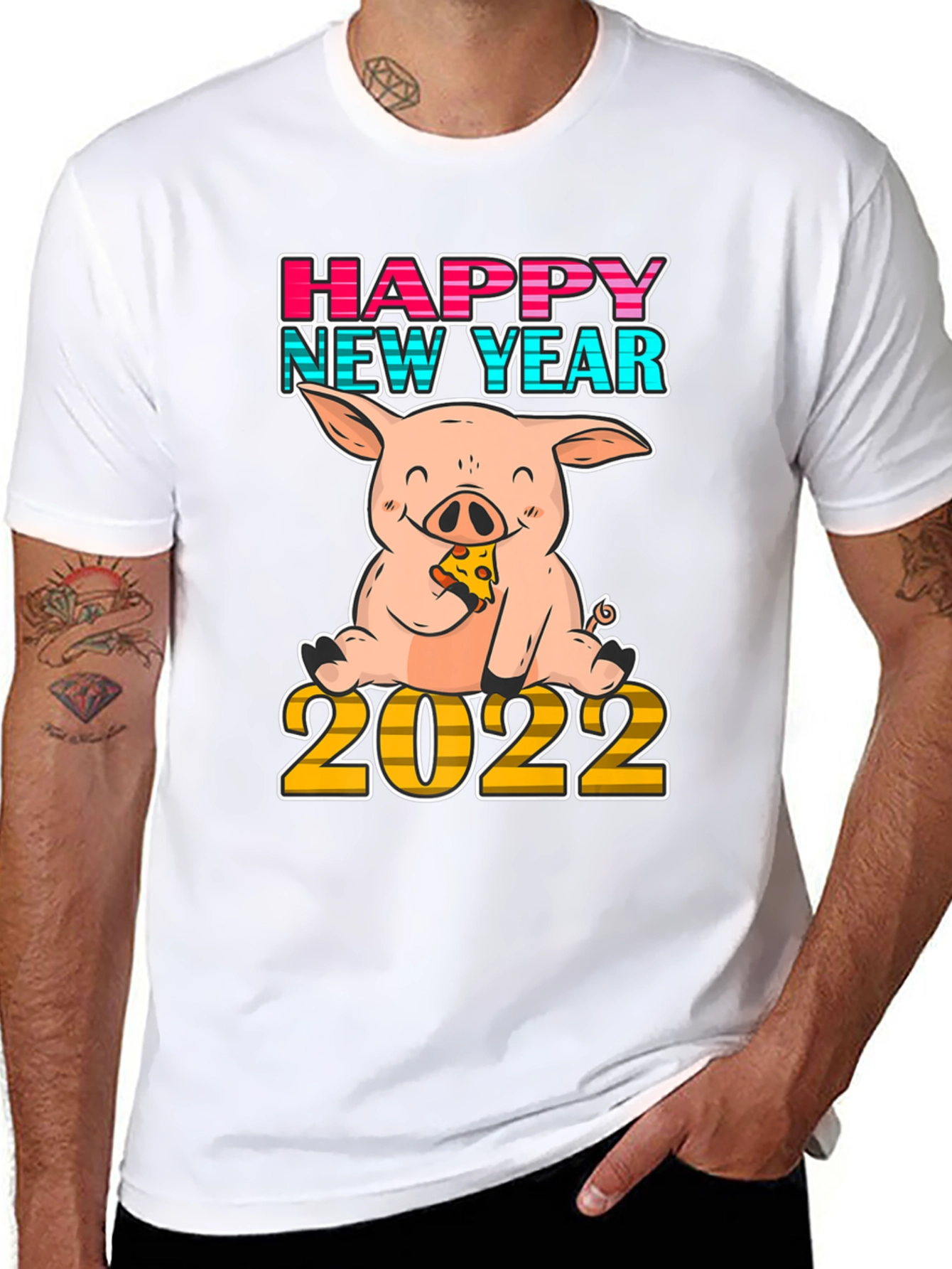 Happy New Year 2022 Pig T-Shirt
