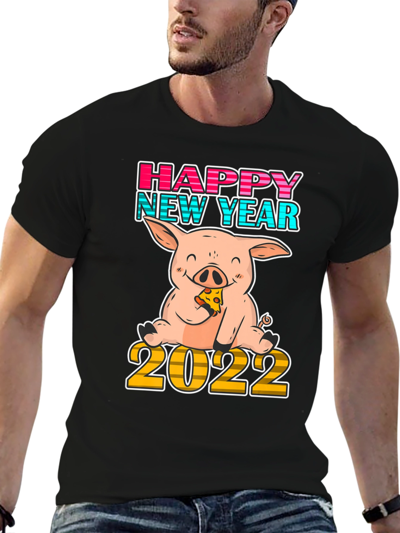 Happy New Year 2022 Pig T-Shirt